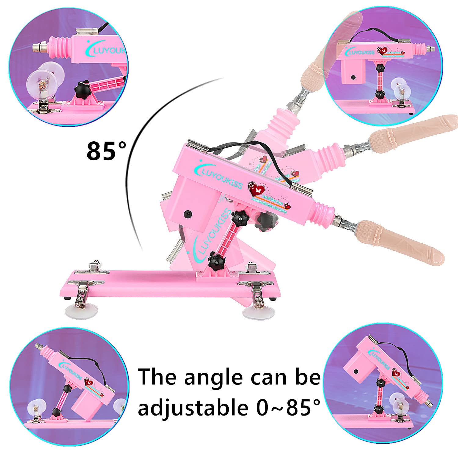 Automatic Sex Machine for Women, Adult Sex Machine Thrusting Dildo Women Masturbation, Adjustable Vaginal Anal Machine Device Sex Love Machine: Automatic Sex Machine for Women, Adult Sex Machine Thrusting Dildo Women Masturbation, Adjustable Vaginal Anal Machine Device Sex Love Machine