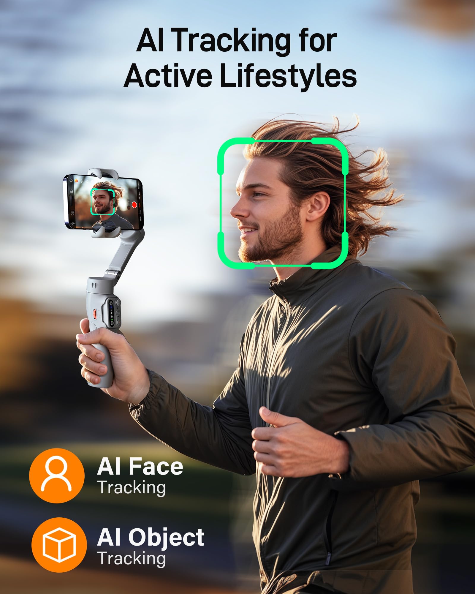 hohem iSteady X3 SE Gimbal Stabilizer for iPhone, Phone Stabilizer with Detachable Remote Control, Portable Foldable 3-Axis Phone Gimbal for Android & iPhone 16 15 Pro Max, Ideal for Travel Vlogging: iSteady X3 SE Grey