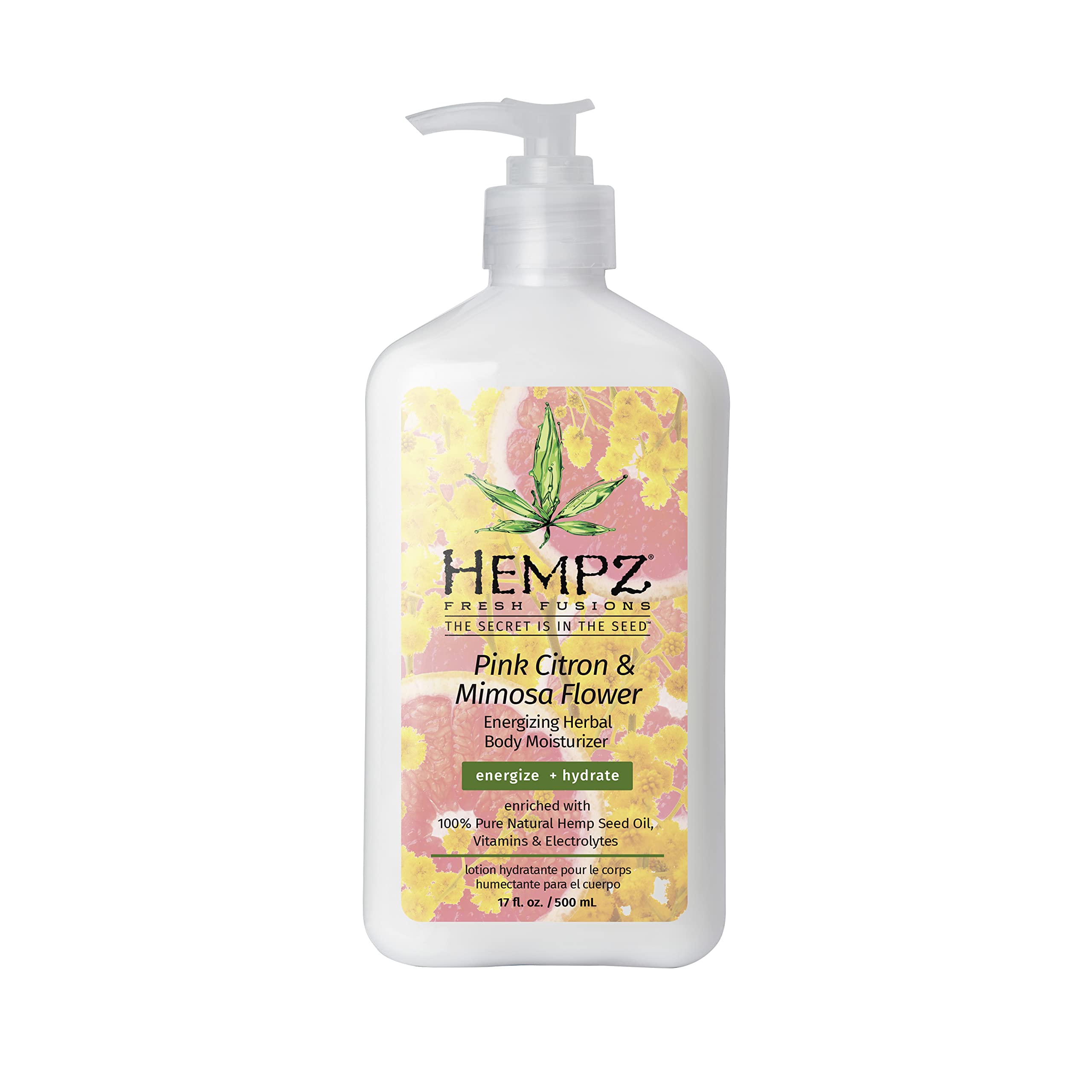 HEMPZ Body Lotion Pink Pomelo & Himalayan Sea Salt Daily Moisturizing Cream, 17 Fl Oz thumbnail 1