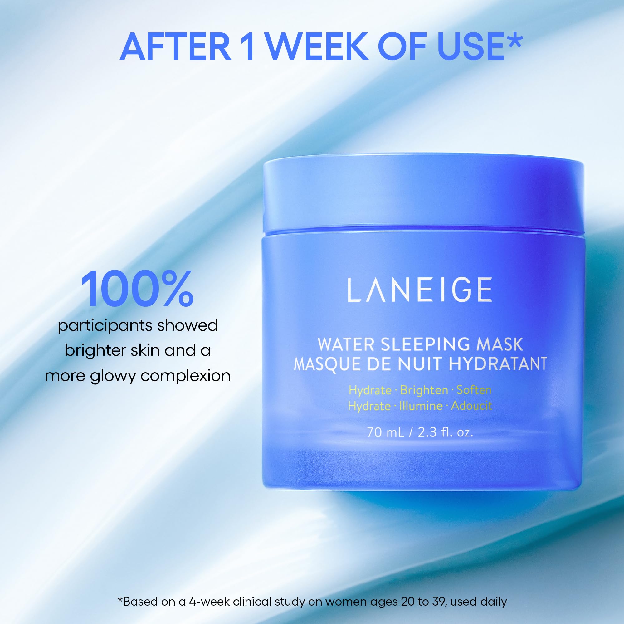 LANEIGE Lip Sleeping Mask: Nourishing Overnight Lip Treatment with Vitamin C, Shea & Murumuru Butter for Hydrating Dry, Flaky Lips: Good Night Bundle