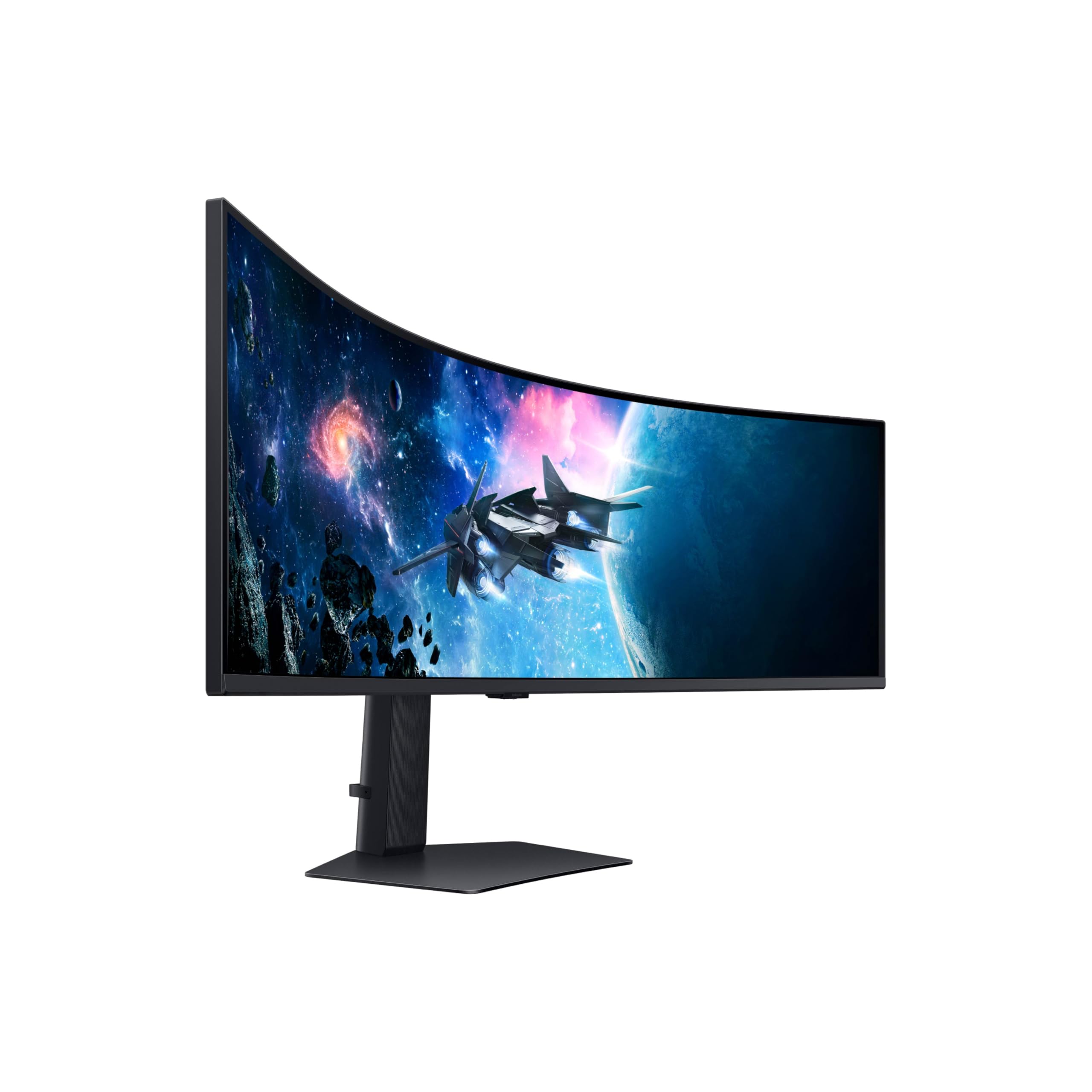 SAMSUNG 49” Odyssey G9 Series DQHD 1000R Curved Gaming Monitor, 1ms(GtG), VESA DisplayHDR 1000, 240Hz, AMD FreeSync Premium Pro, Height Adjustable Stand, Ultrawide Screen, LS49CG954ENXZA, 2024: DP and HDMI Cable