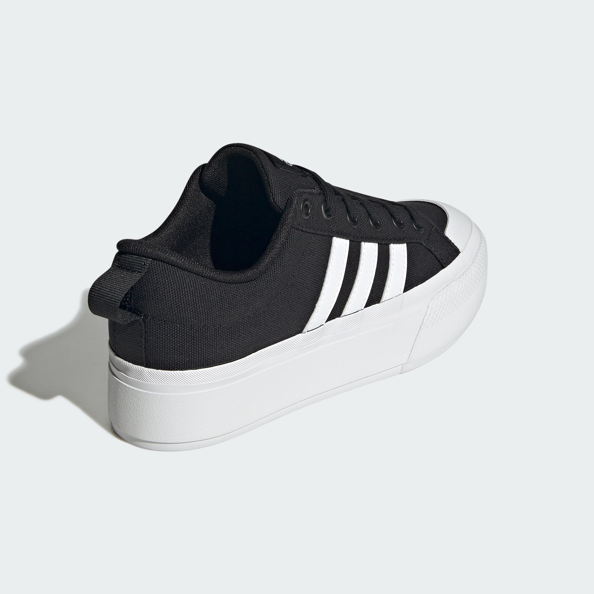 adidas Women's Bravada 2.0 Platform Shoes Skate: 7 Black/White/Black