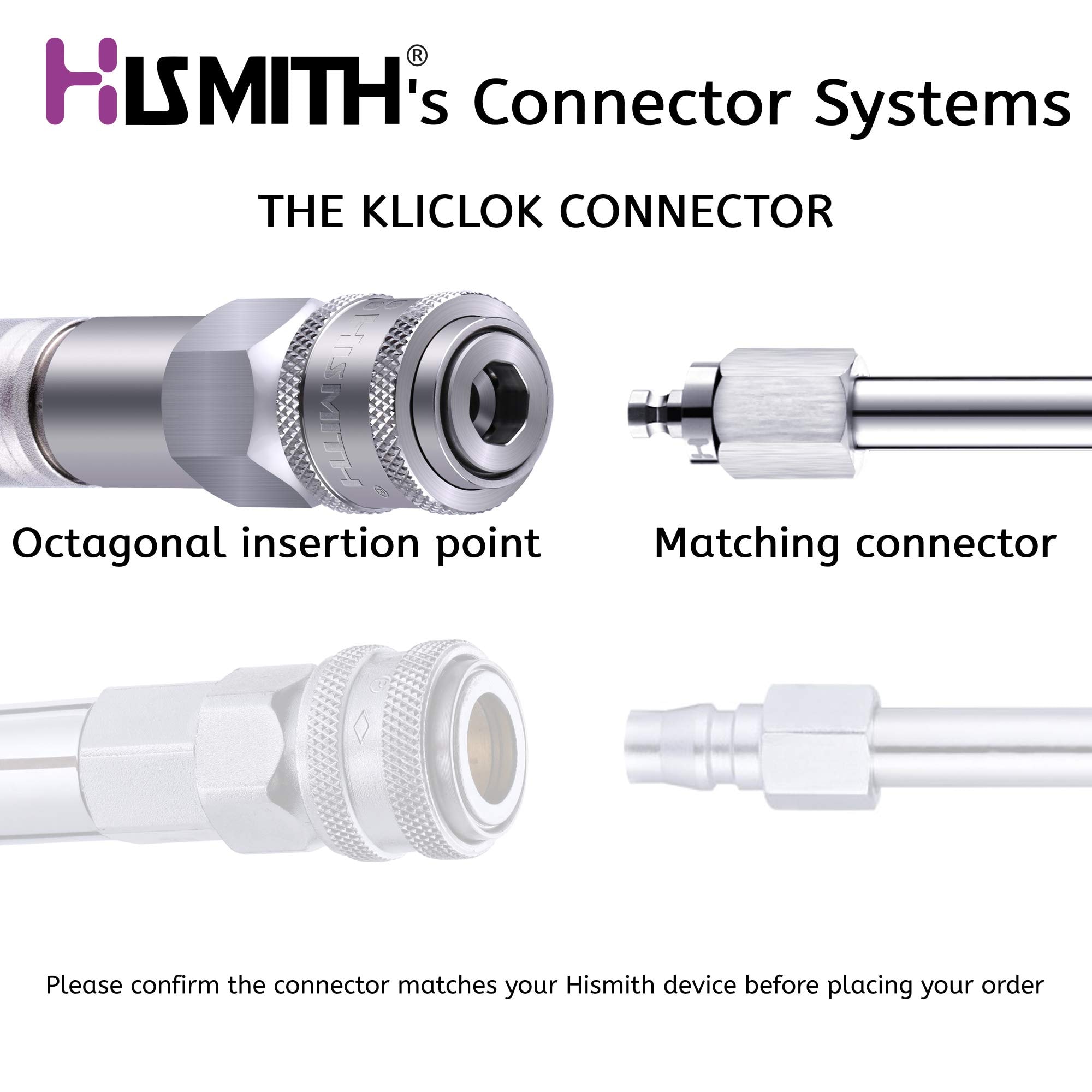 Hismith Silicone Dildo with KlicLok System for Premium Sex Machine: 8" Silicone Fantacy Dildo