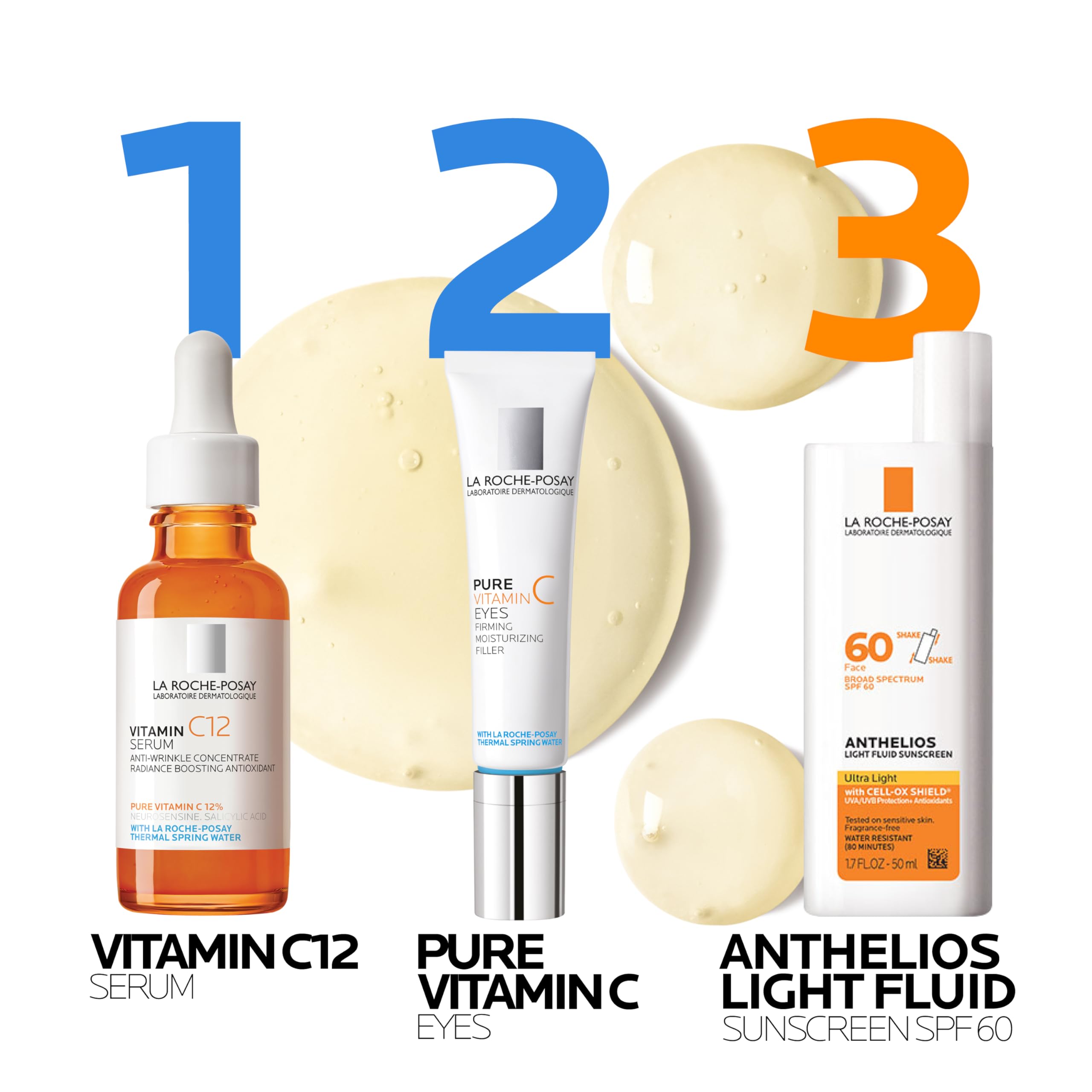La Roche-Posay Pure 12% Vitamin C Serum For Face With Hyaluronic Acid & Salicylic Acid, Hydrating Face Serum, Boost Radiance & Reduce Wrinkles, 2 Formulas for Normal or Oily Skin Control thumbnail 9