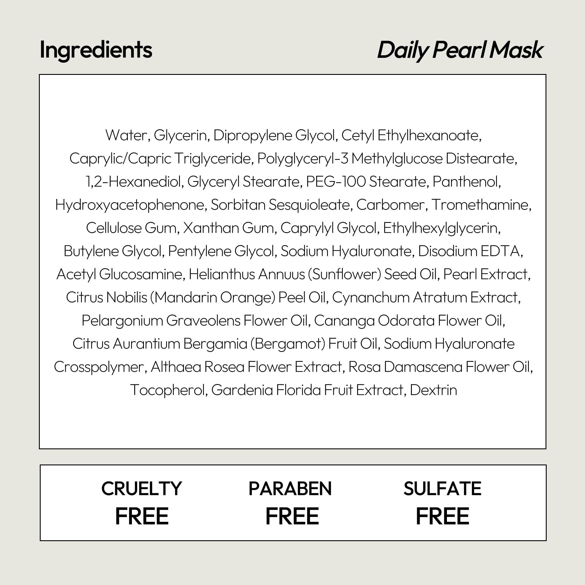 LAPCOS  Sheet Mask, Daily Face Mask with Probiotics to Clarify Skin, Korean Beauty Favorite, 5-Pack: Pearl