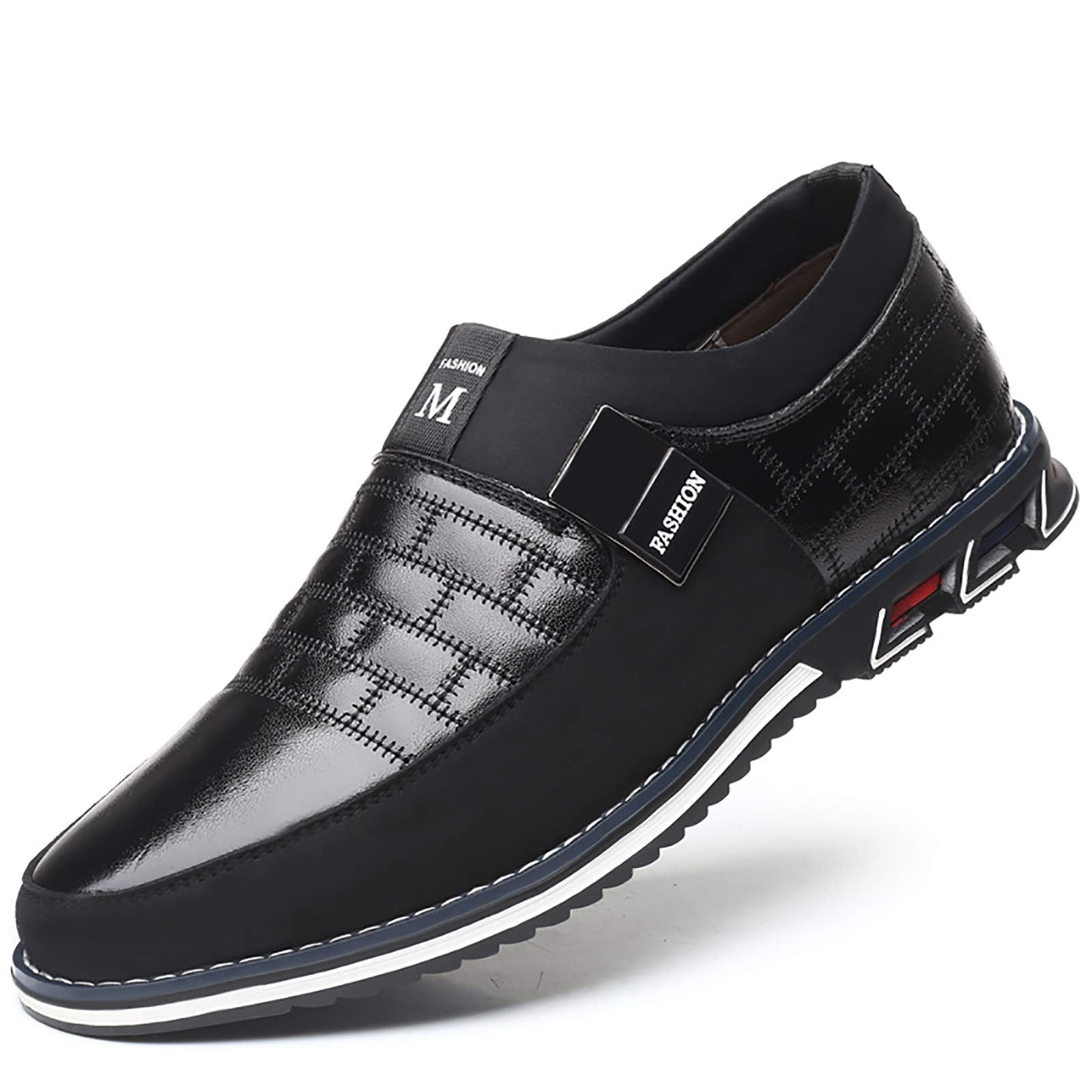 COSIDRAM Mens Casual Shoes Sneakers Loafers Comfort Walking Shoes for Male Business Work Office Dress