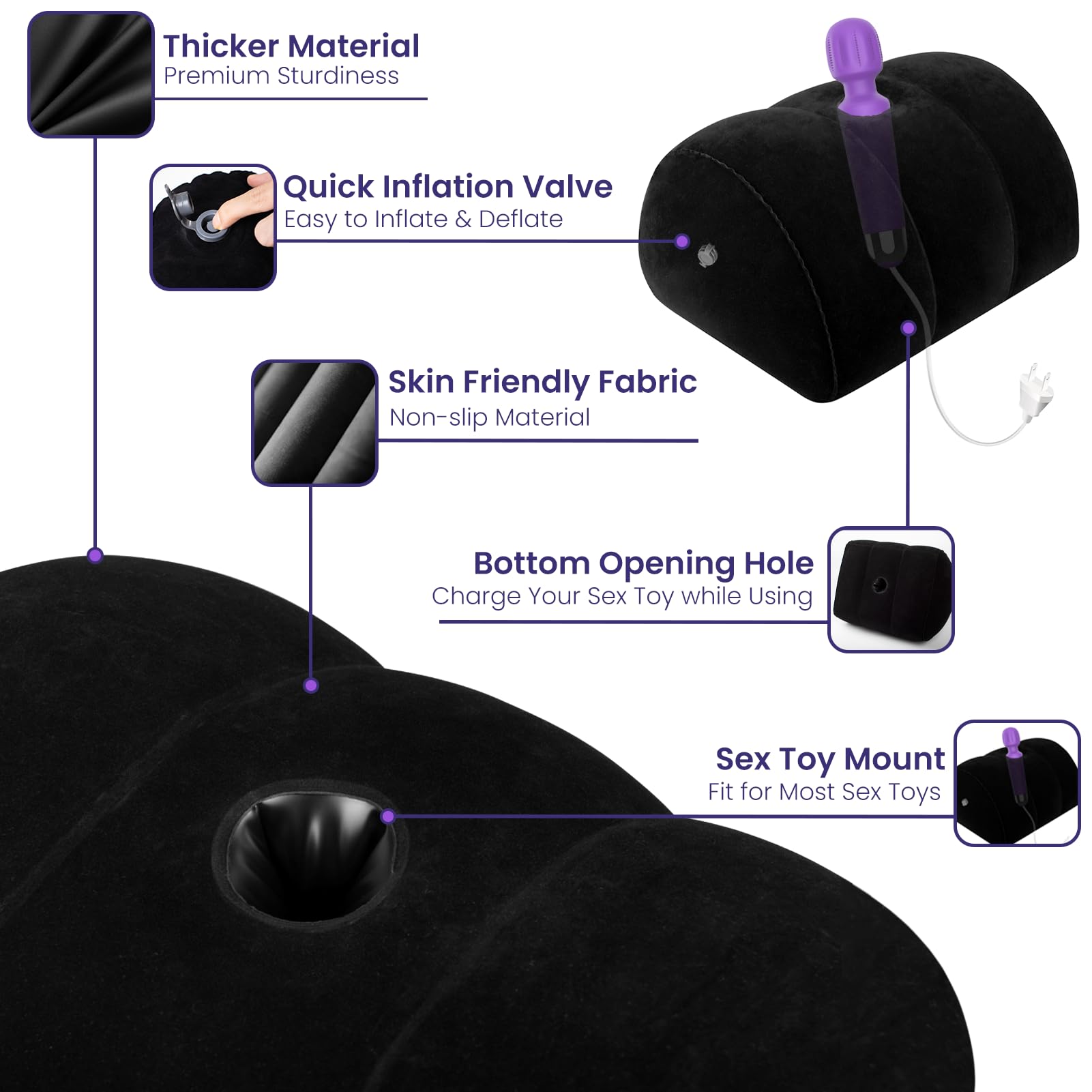 Dildo Mount Dildo Pillow Sex Position Pillow for Adults Sex Furniture Sex Toys for Women Dildo Chair Sex Toy Mount Couples Women