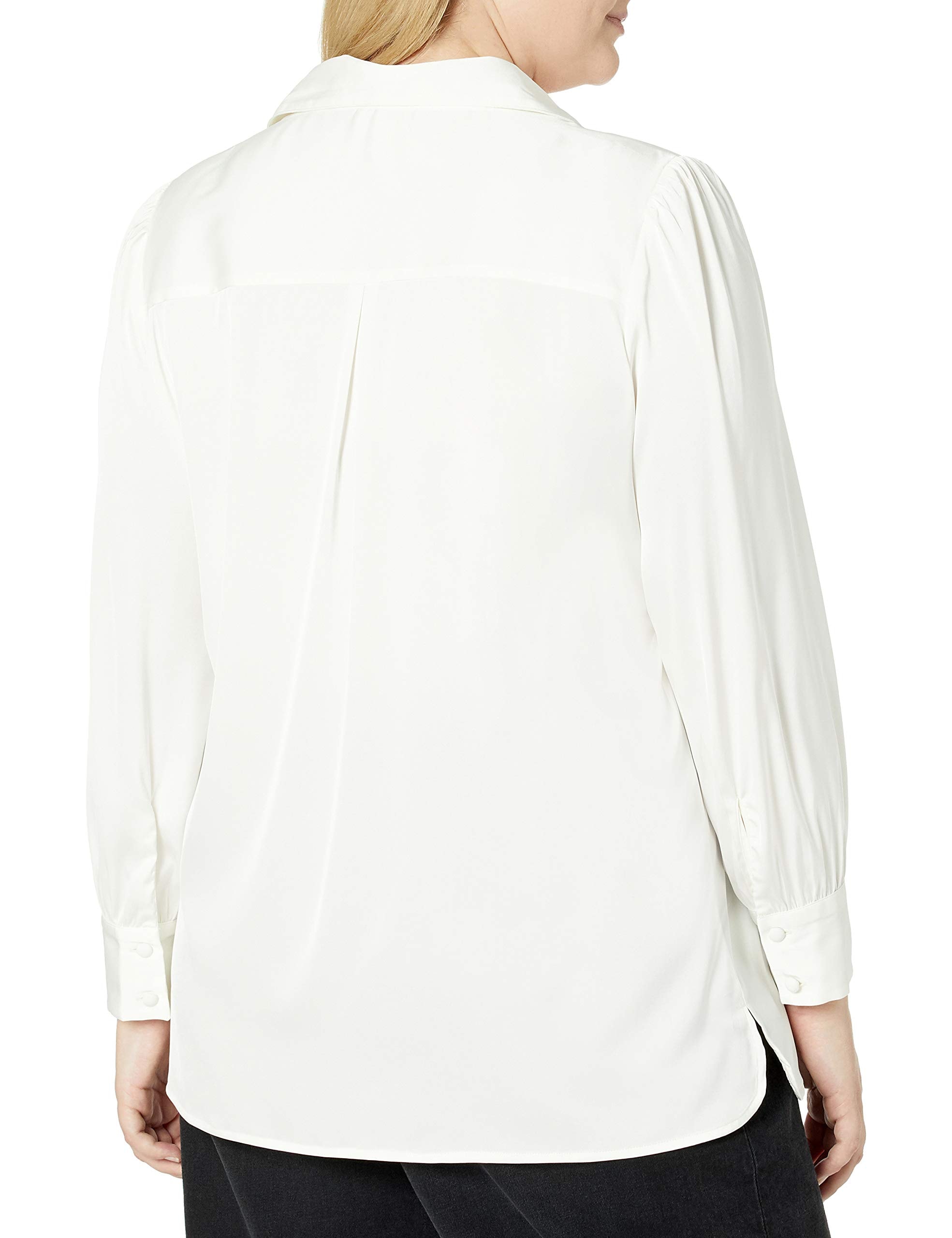 The Drop Women's @Lucyswhims Long-Sleeve Button-Down Stretch Satin Shirt thumbnail 6