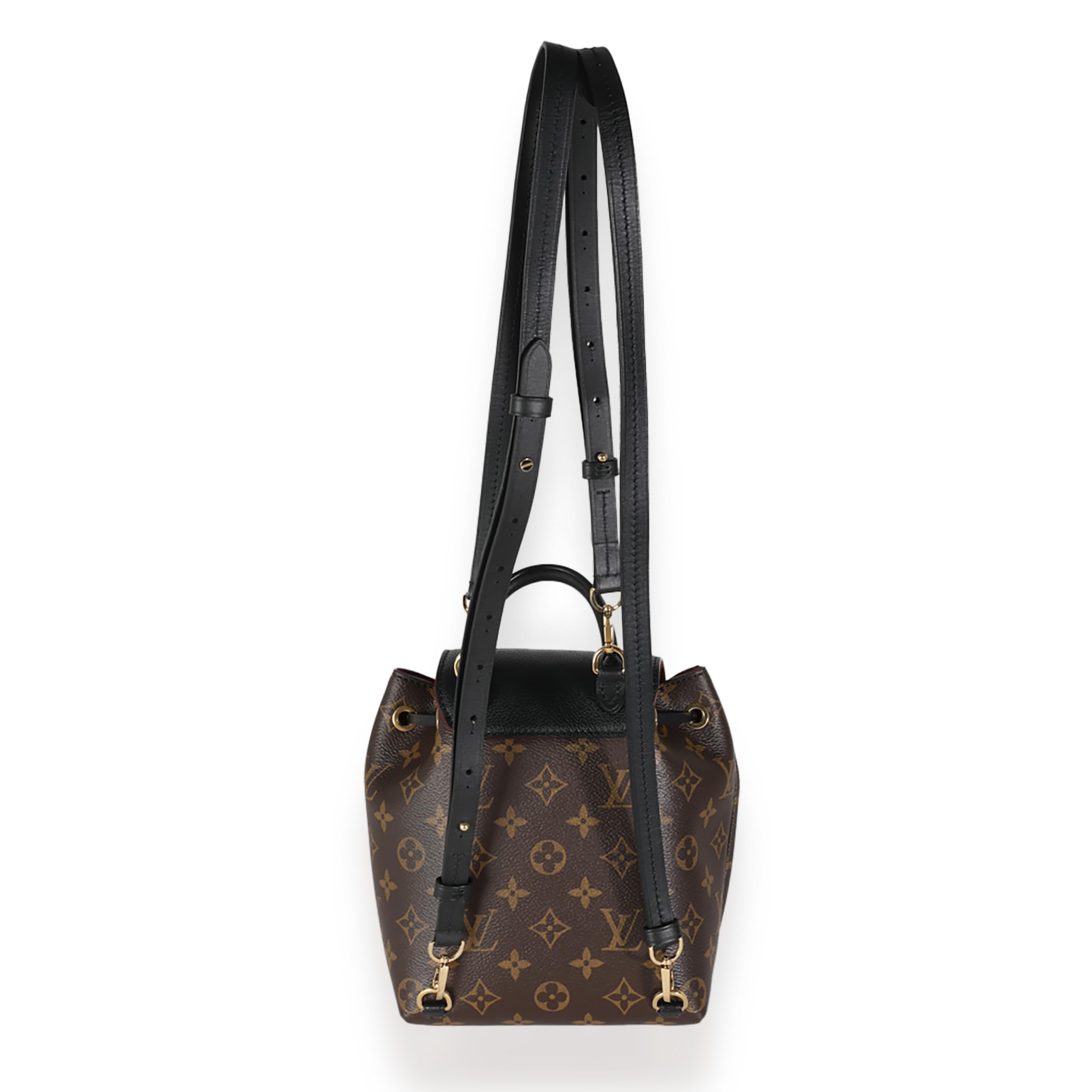 Louis Vuitton, Pre-Loved Black Monogram Canvas Montsouris BB: Louis Vuitton, Pre-Loved Black Monogram Canvas Montsouris BB