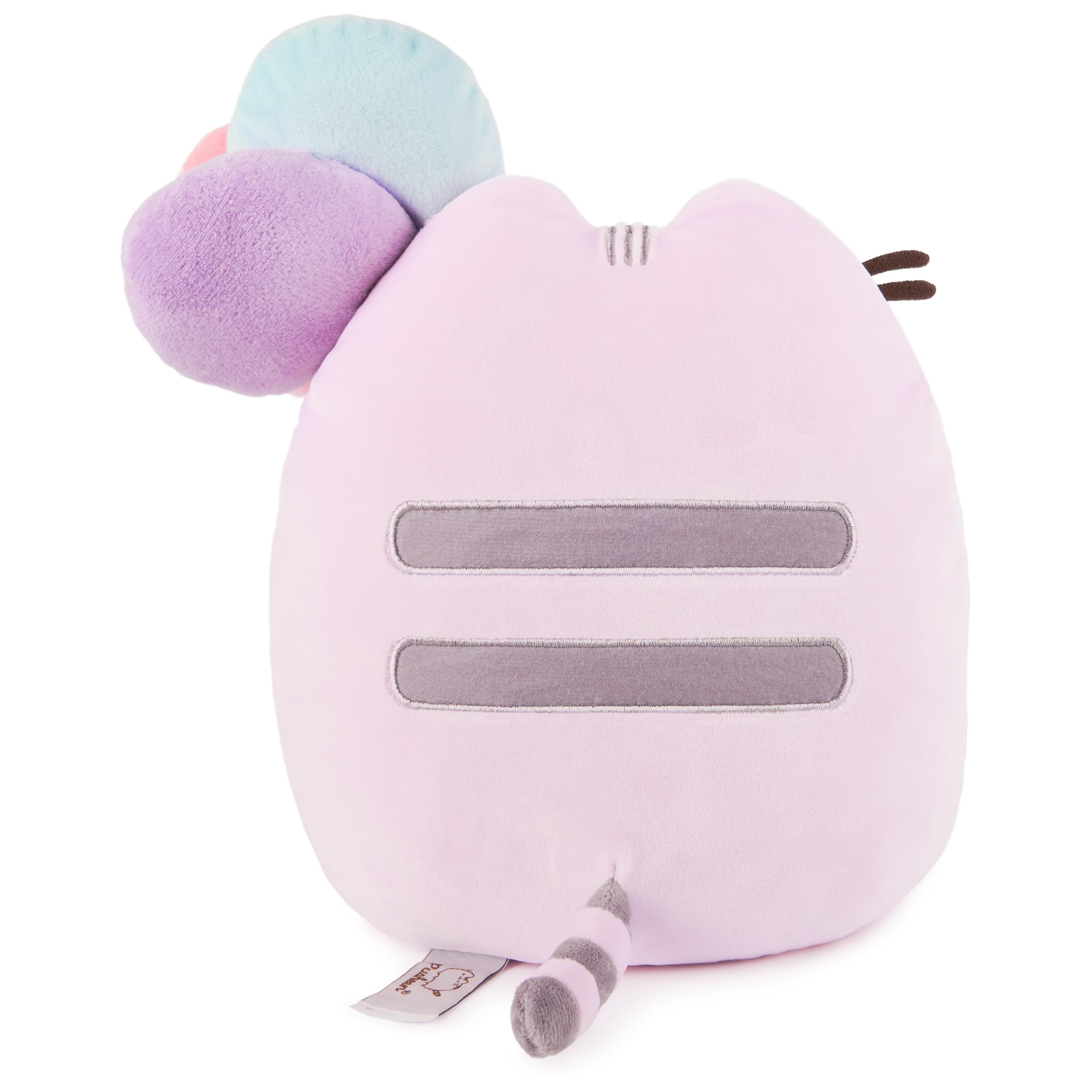 GUND Pusheen 15th Anniversary Squisheen Plush, Squishy Toy, Collectible Plush, Cat Stuffed Animal for Ages 8 and Up, Pink, 9.5”