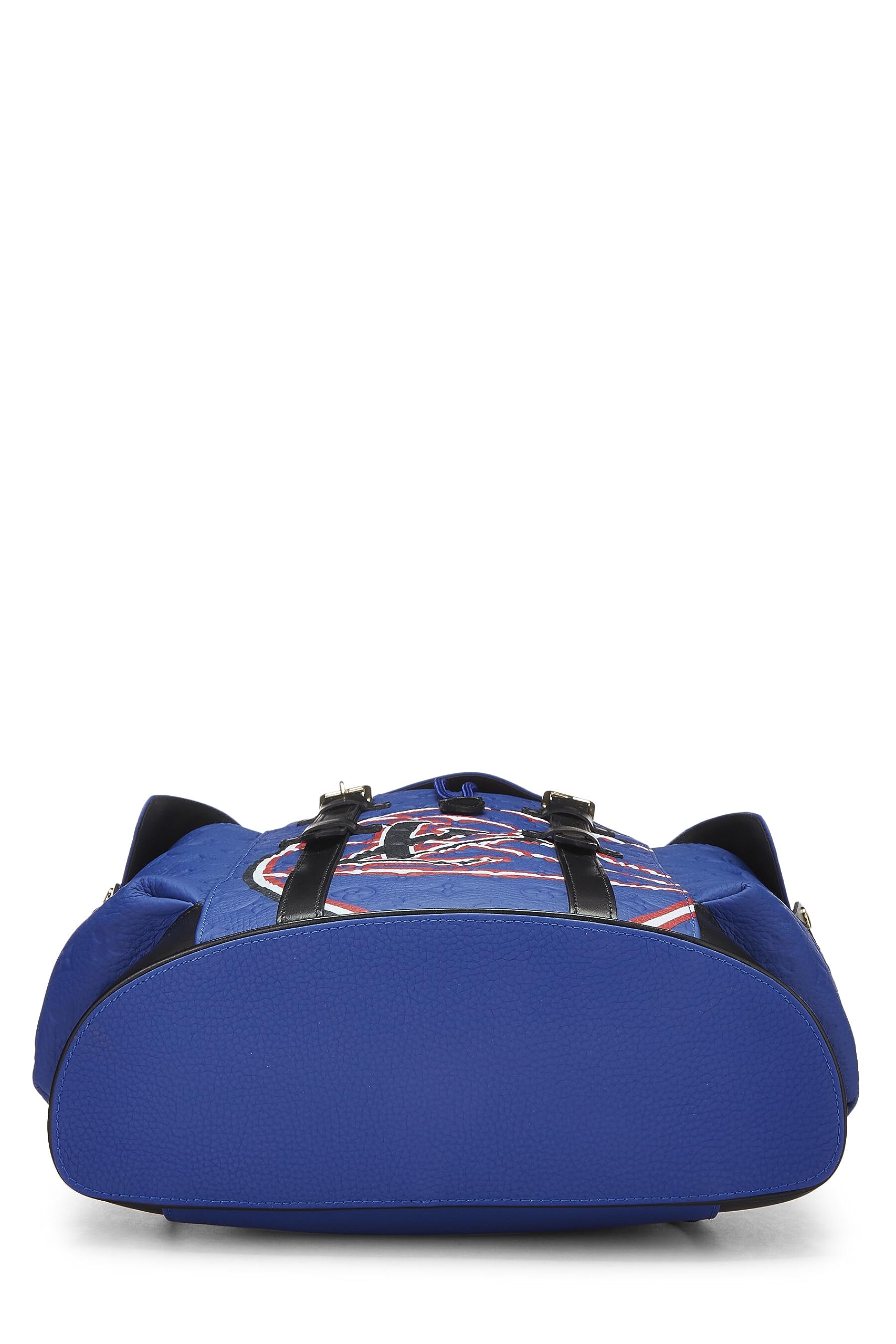 Louis Vuitton, Pre-Loved Blue Taurillon NBA Christopher Backpack MM, Blue: Louis Vuitton, Pre-Loved Blue Taurillon NBA Christopher Backpack MM, Blue