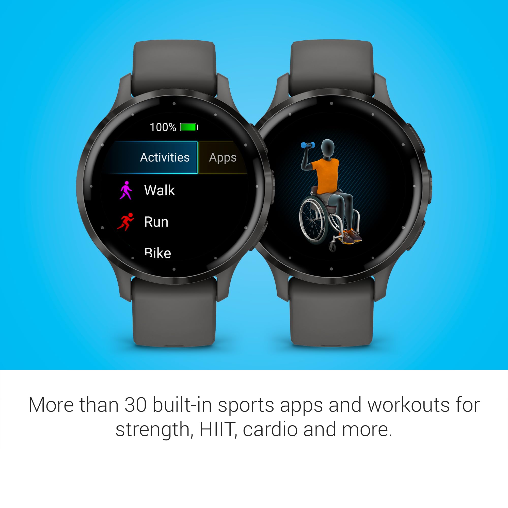 Garmin Venu 3S Running GPS Smartwatch with AMOLED Display, Advanced Health, Fitness Features, Up to 14 Day Battery Life with Signature Power Bundle | Slate with Pebble Gray Silicone Band: Venu 3S (41mm) Pebble Gray