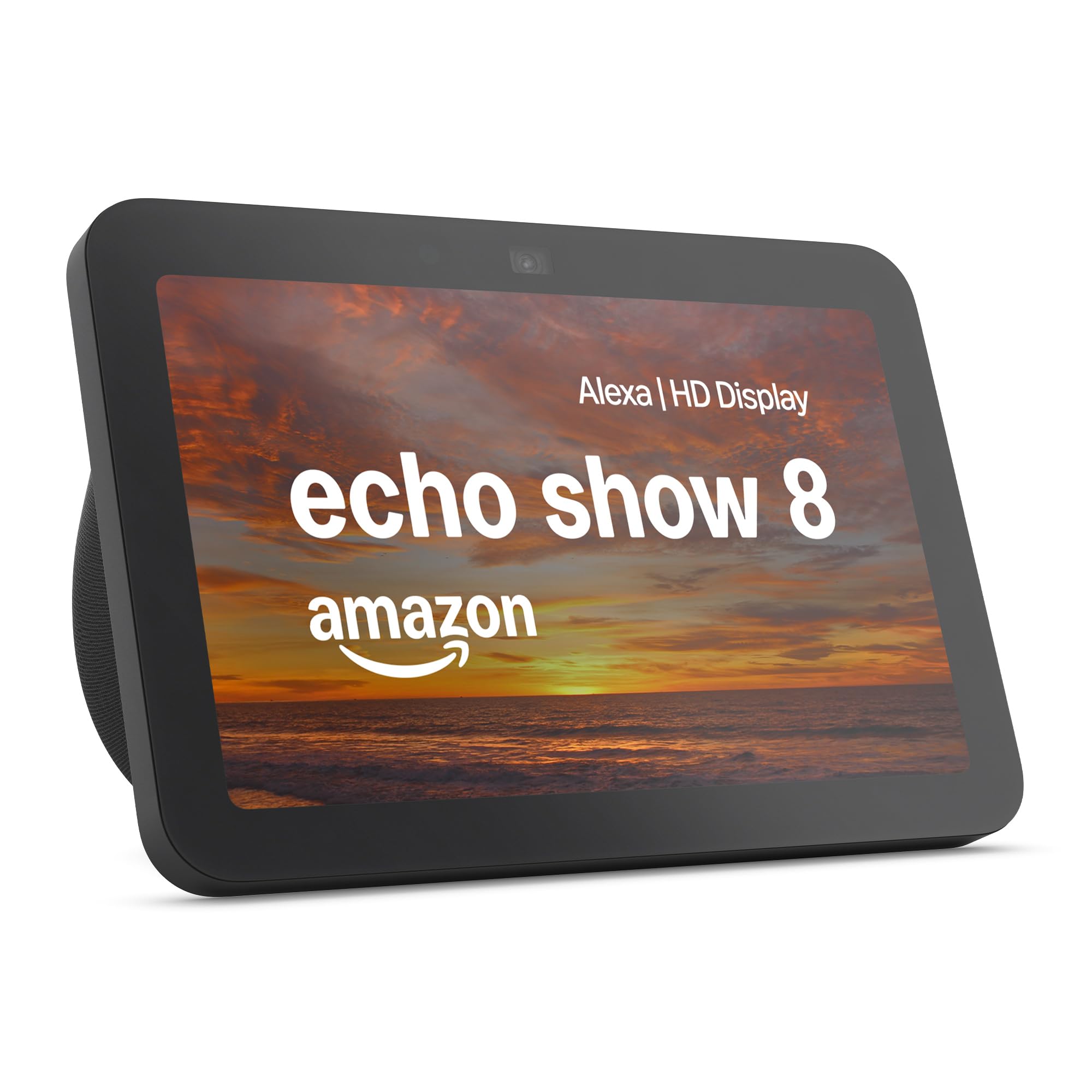 Amazon Echo Show 8 (newest model), With Spatial Audio, Smart Home Hub, and Alexa, Charcoal: Charcoal Device only