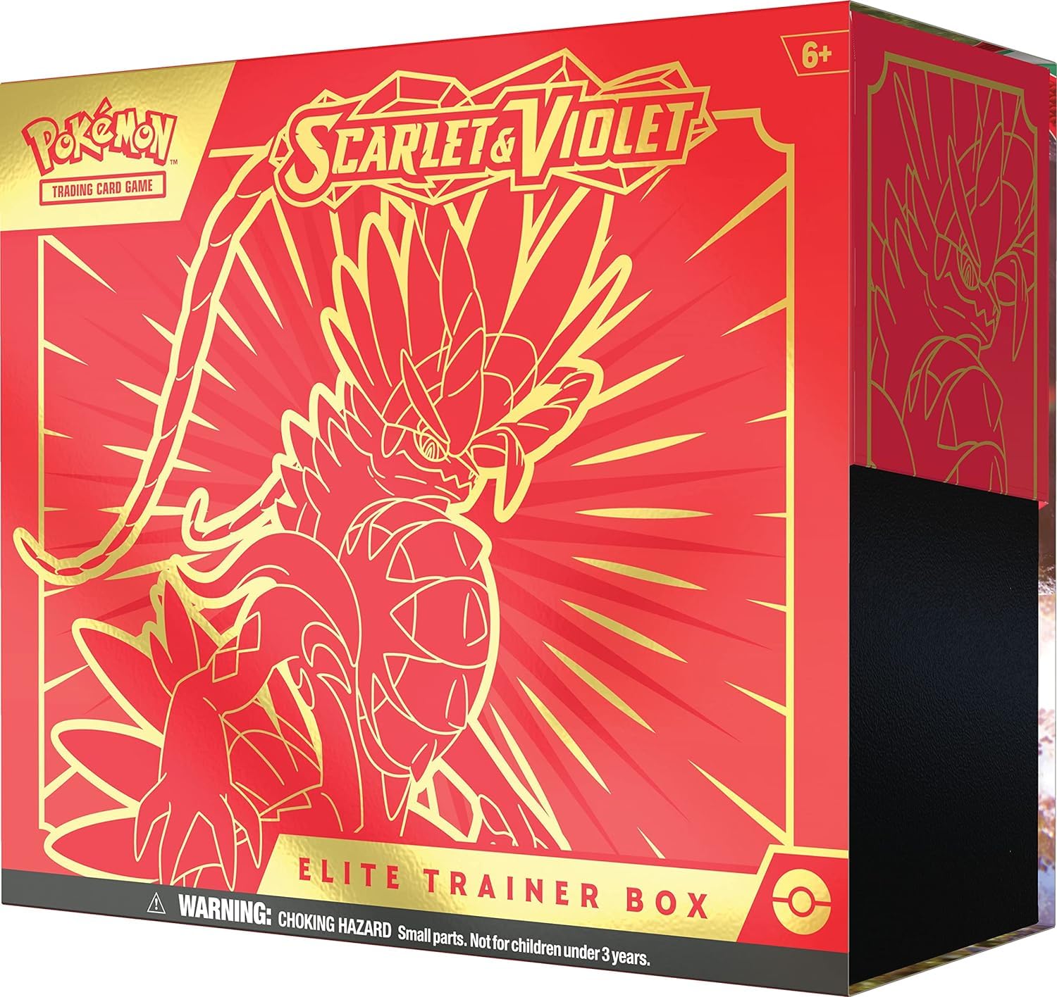 Pokémon TCG: Scarlet & Violet Elite Trainer Box (Miraidon Purple or Koraidon Red, ): Random Color