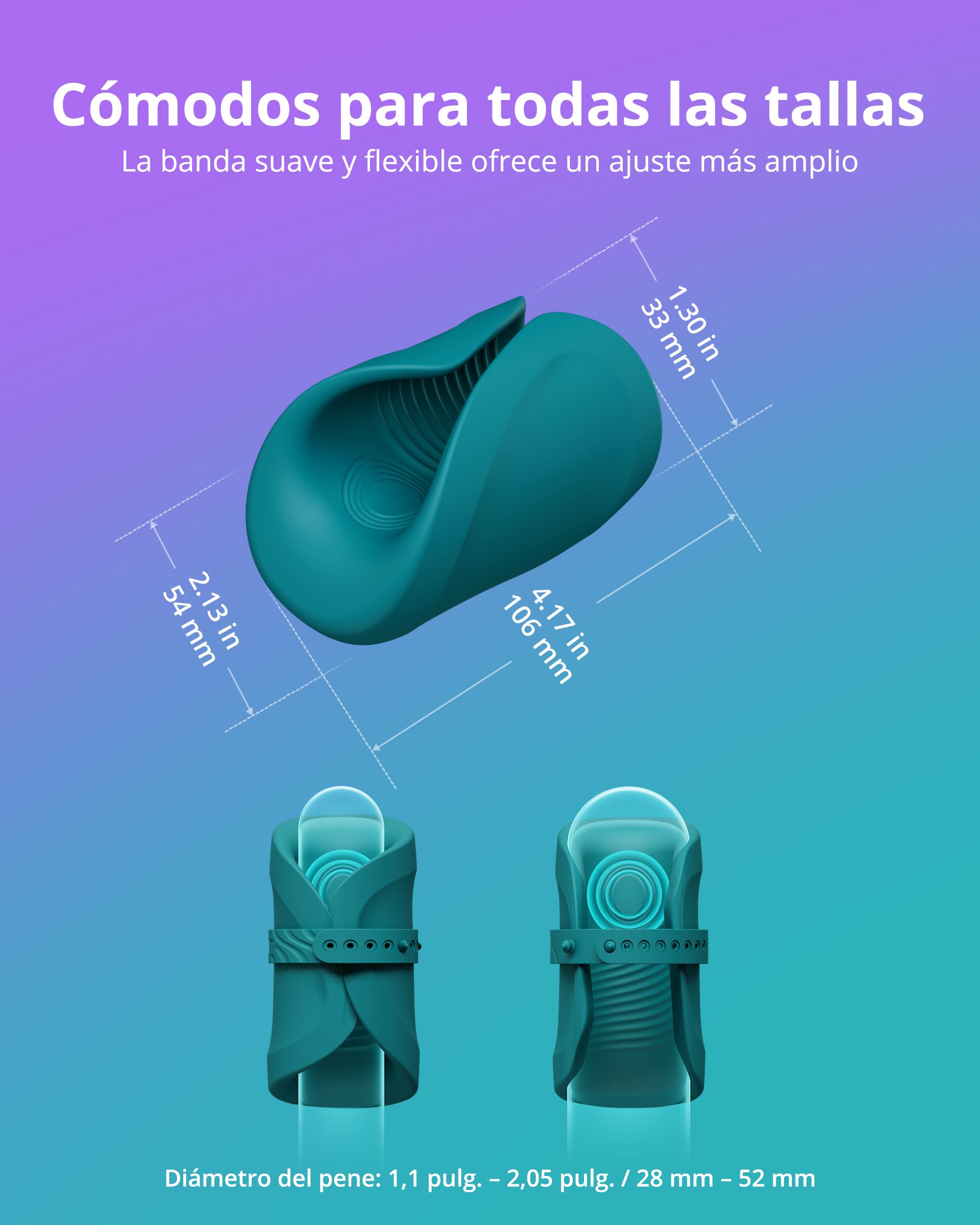 LOVENSE Gush 2 Automatic Male Masturbator Stroker, Vibrating & Oscillating Penis Massager Cock Ring with Endurance Training App Remote Control Vibrator Adult Sex Toys & Games, with Adjustable Buckles
