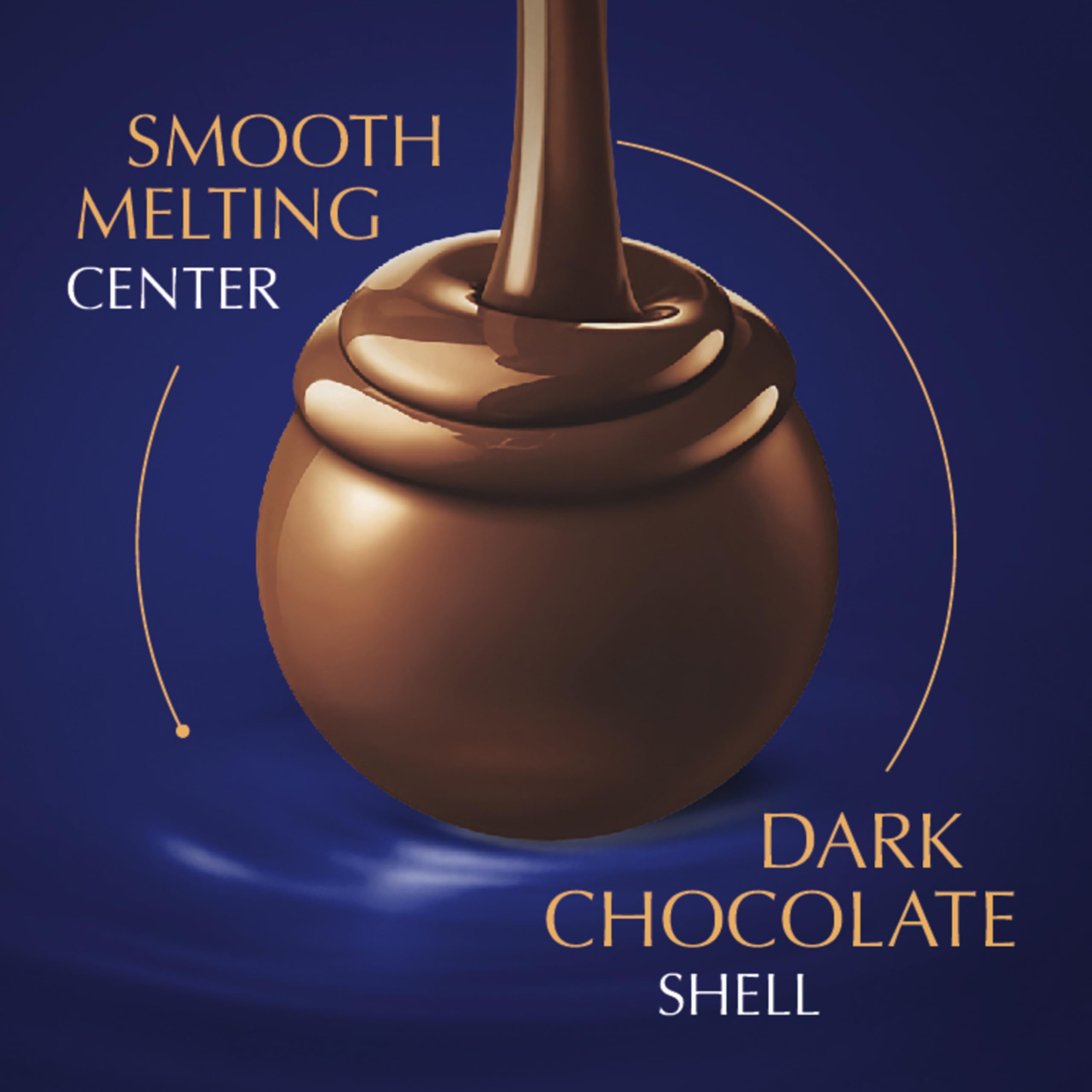 Lindt LINDOR OatMilk Dark Chocolate Candy Truffles, Non-Dairy Chocolate Truffles with Smooth, Melting Truffle Center, 5.1 oz.