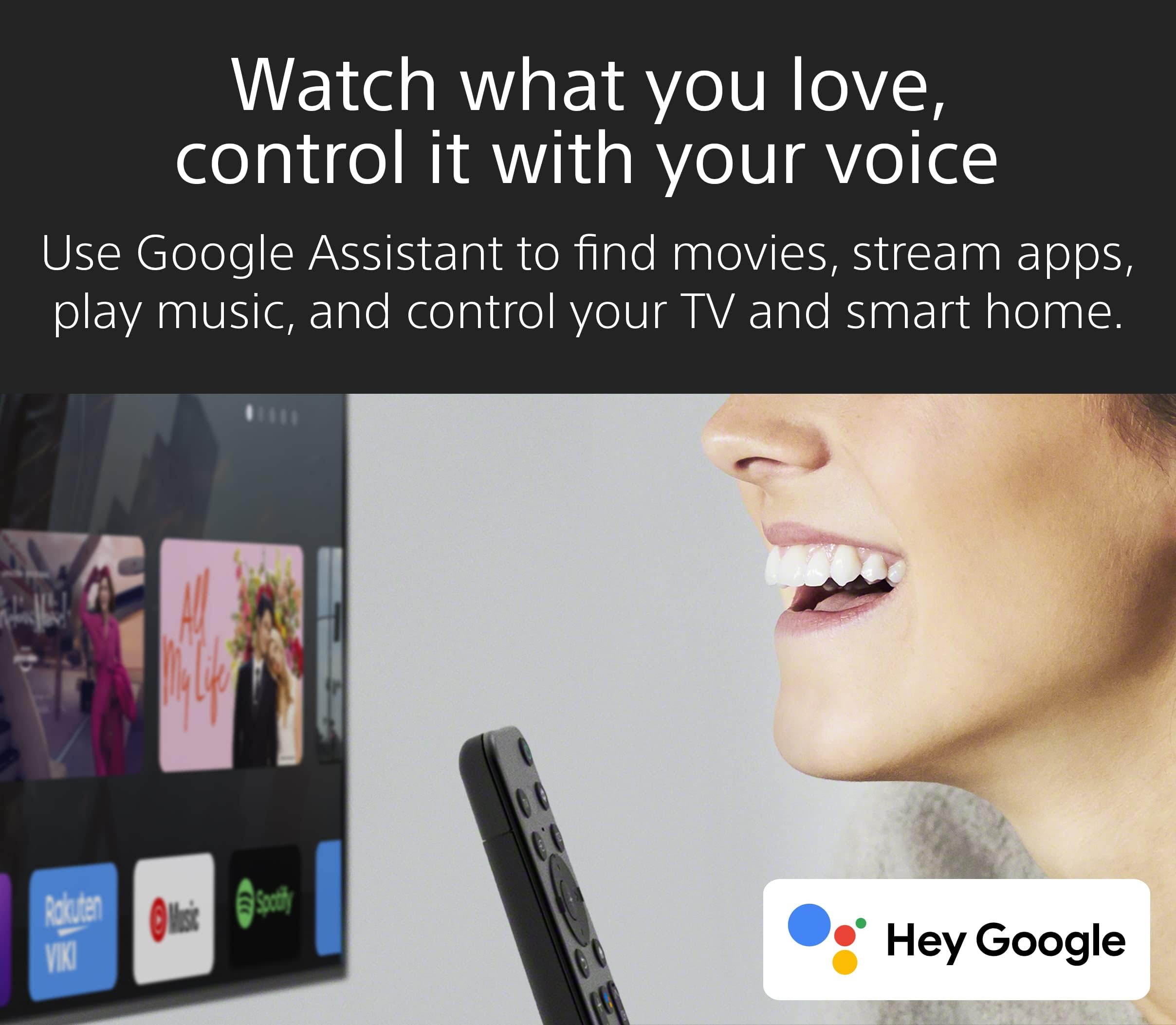 Sony 75 Inch 4K Ultra HD TV X80K Series: LED Smart Google TV with Dolby Vision HDR KD75X80K- Latest Model, Black: 85 TV Only