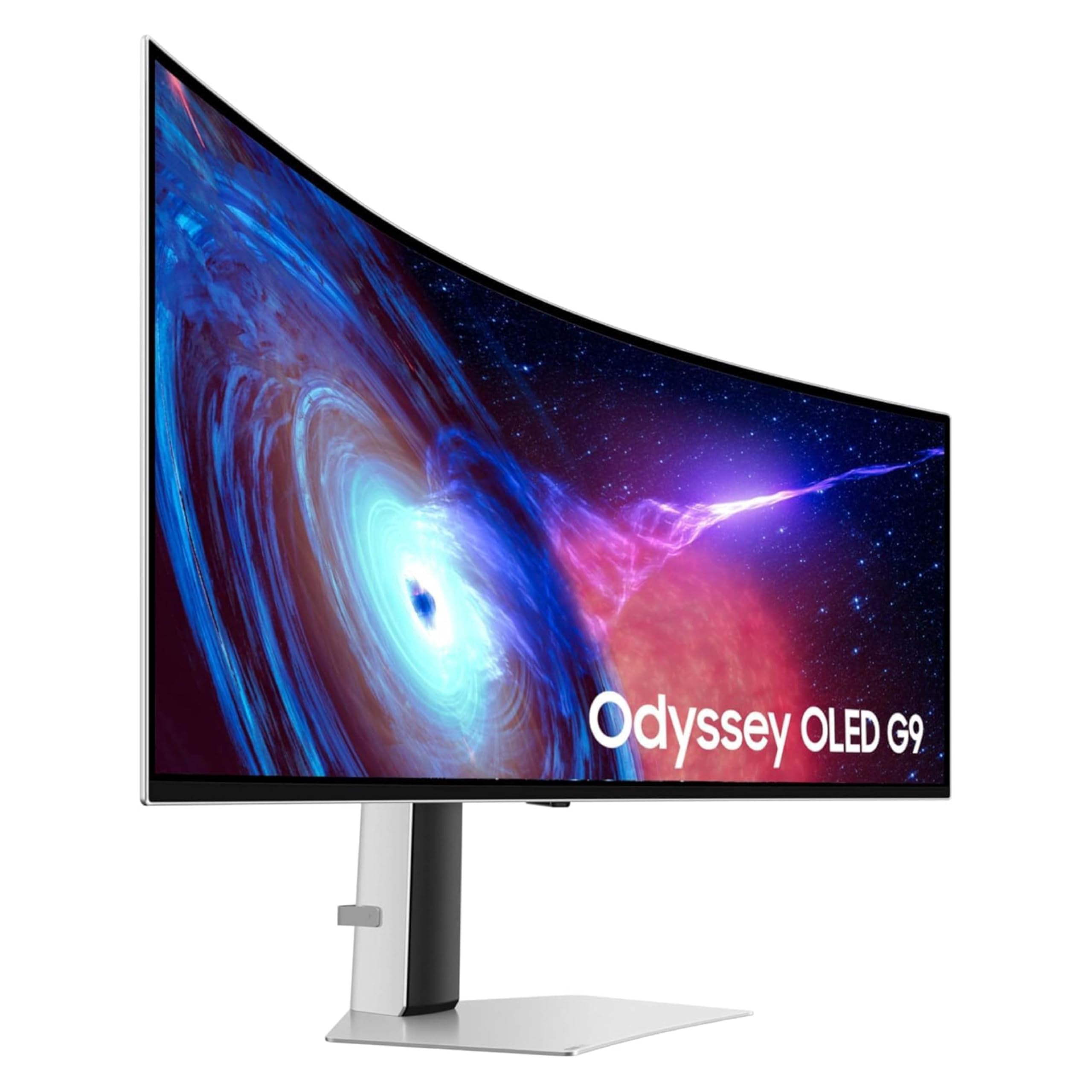 SAMSUNG 49” Odyssey G9 Series DQHD 1000R Curved Gaming Monitor, 1ms(GtG), VESA DisplayHDR 1000, 240Hz, AMD FreeSync Premium Pro, Height Adjustable Stand, Ultrawide Screen, LS49CG954ENXZA, 2024: Samsung 49" Odyssey OLED (G93SC) Series Curved Gaming Monitor w QD-OLED, 240Hz, 0.03ms, DQHD, G-Sync Compatible, AMD FreeSync Premium Pro,Height Adjustable Stand,3 Yr Warranty,LS49CG932SNXZA