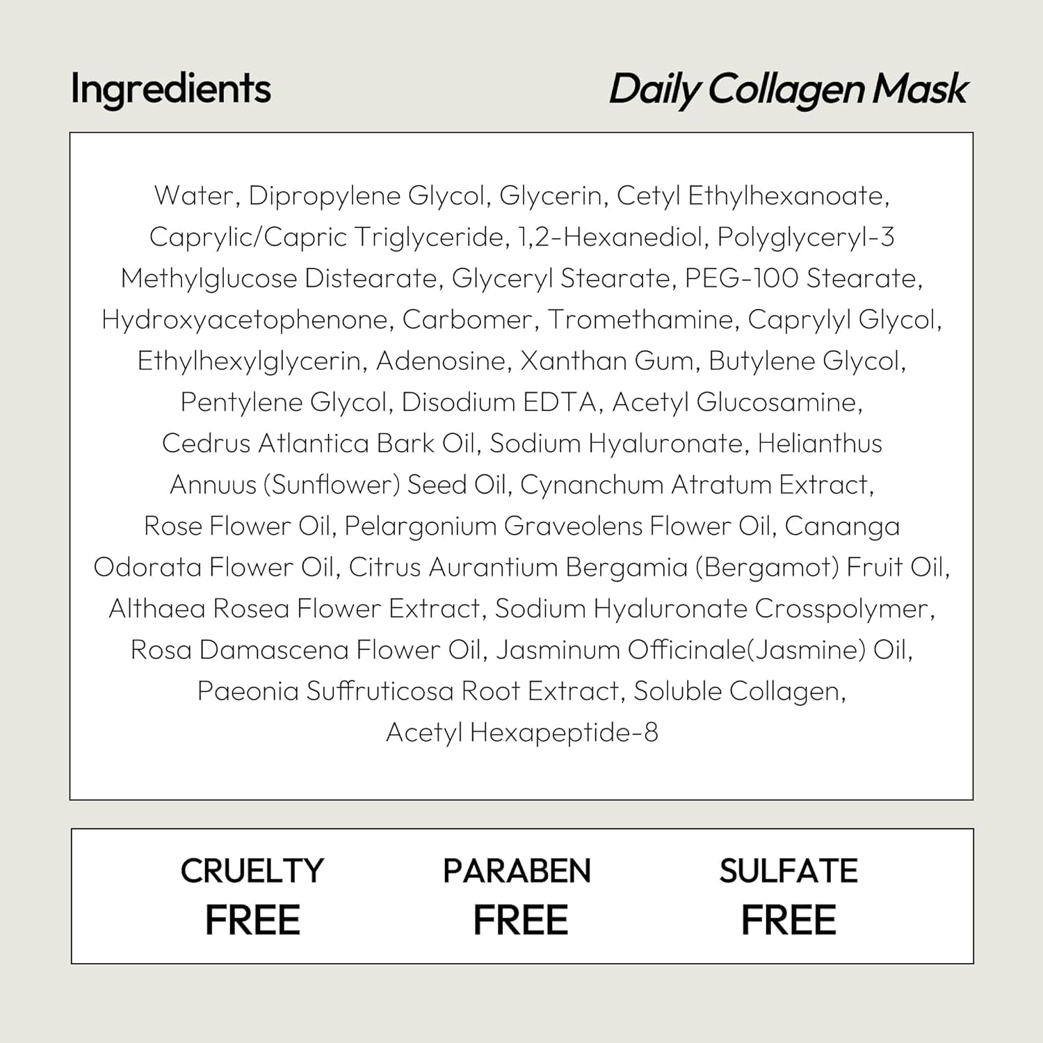 LAPCOS  Sheet Mask, Daily Face Mask with Probiotics to Clarify Skin, Korean Beauty Favorite, 5-Pack: Collagen - 10ct