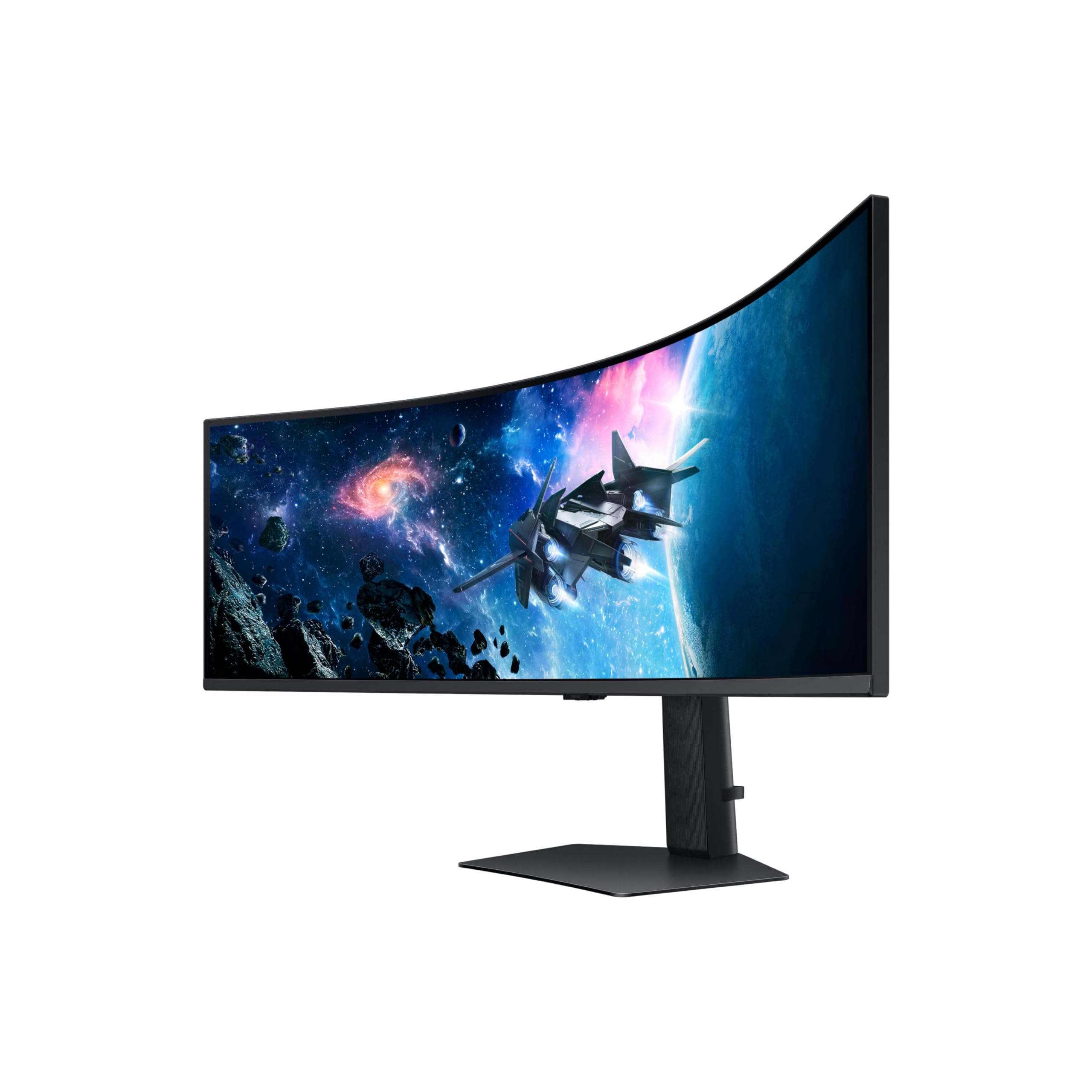 SAMSUNG 49” Odyssey G9 Series DQHD 1000R Curved Gaming Monitor, 1ms(GtG), VESA DisplayHDR 1000, 240Hz, AMD FreeSync Premium Pro, Height Adjustable Stand, Ultrawide Screen, LS49CG954ENXZA, 2024: DP and HDMI Cable
