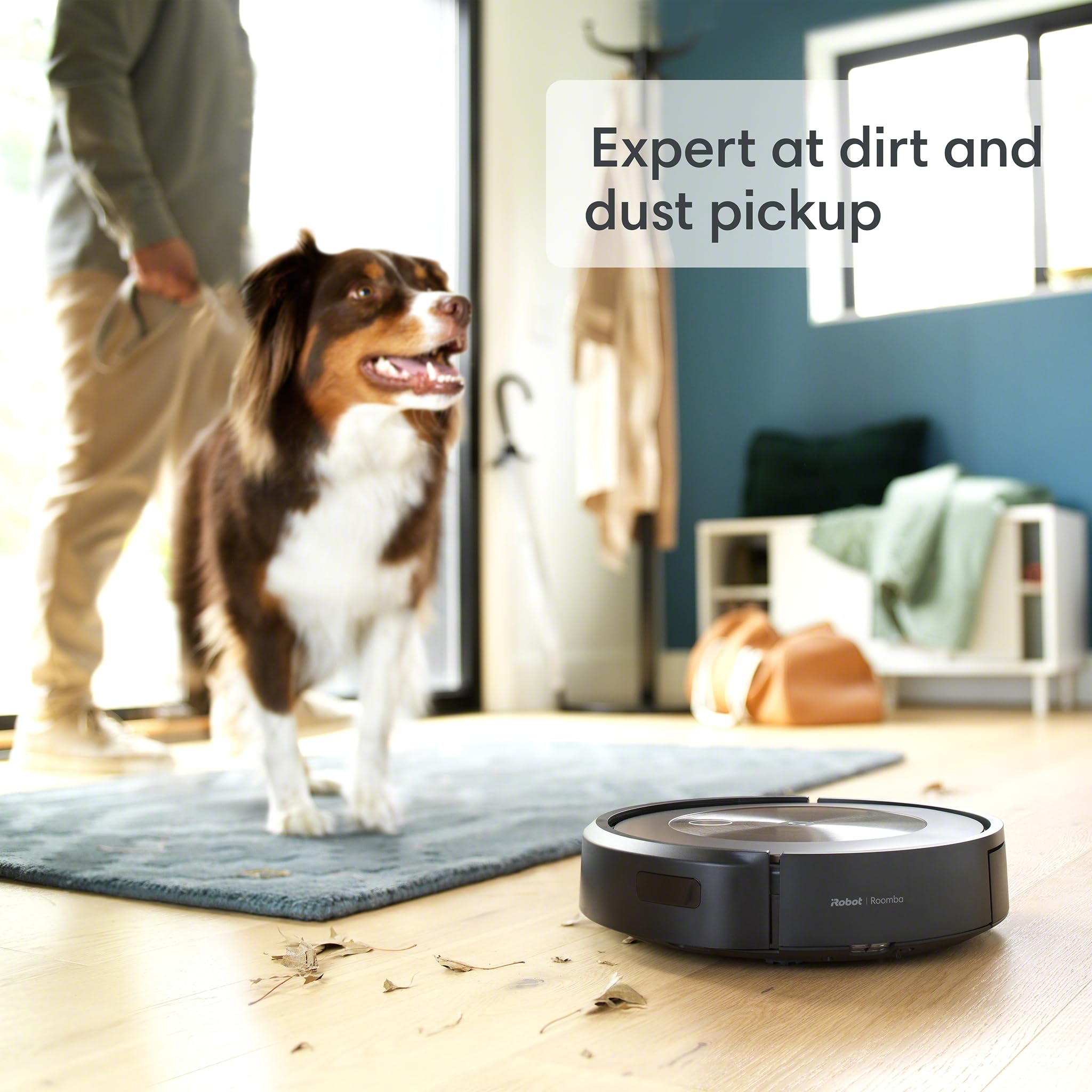 iRobot Roomba j9+ Self-Emptying Robot Vacuum – Powerful Suction, Identifies and Avoids Obstacles Like pet Waste, Sel-Empties for 60 Days, Best for Homes with Pets, Smart Mapping, Works with Alexa​ thumbnail 3