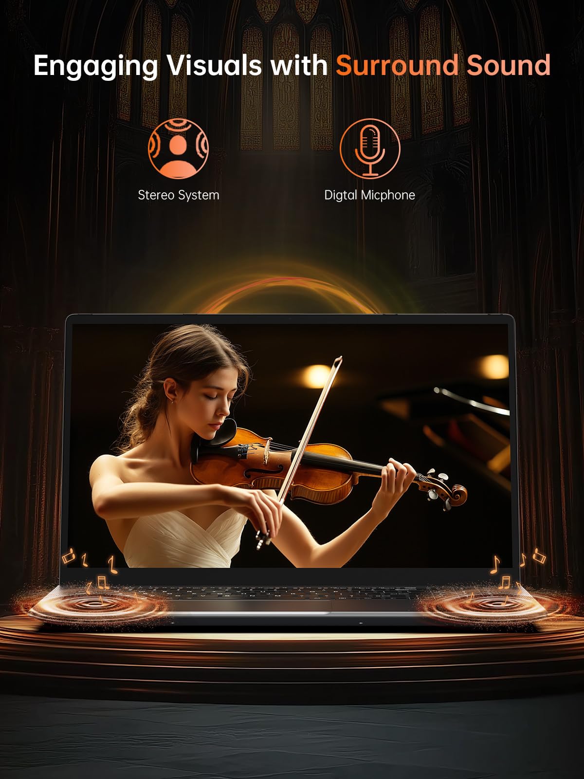 KAIGERR 2025 Laptop, Laptop Computer with Intel Quad-Core Processor(Up to 3.6GHz), 16GB DDR4 512GB SSD Windows 11 Laptop, 15.6" IPS 1080P, Metal Shell, USB3.2: Gaming Laptop, Laptop with AMD Ryzen 7 5825U (8C/16T, Up to 4.5GHz), 16GB RAM 512GB NVMe SSD Laptop Computer, Radeon RX Vega 8 Graphics, 16.1-inch FHD Display, WiFi 6, 53Wh Battery, Backlit KB