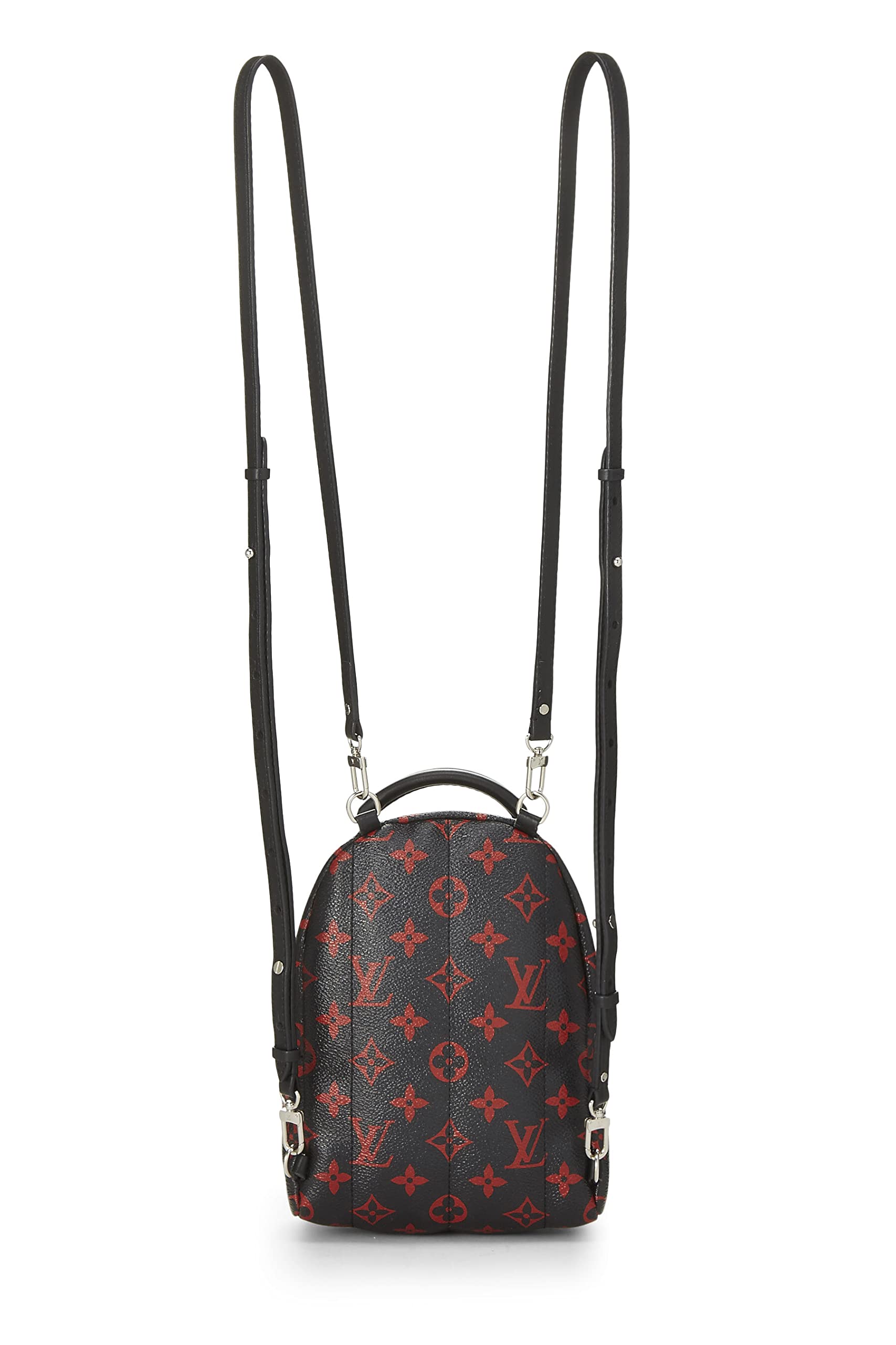 Louis Vuitton, Pre-Loved Monogram Infrarouge Palm Springs Backpack Mini, Black: Louis Vuitton, Pre-Loved Monogram Infrarouge Palm Springs Backpack Mini, Black