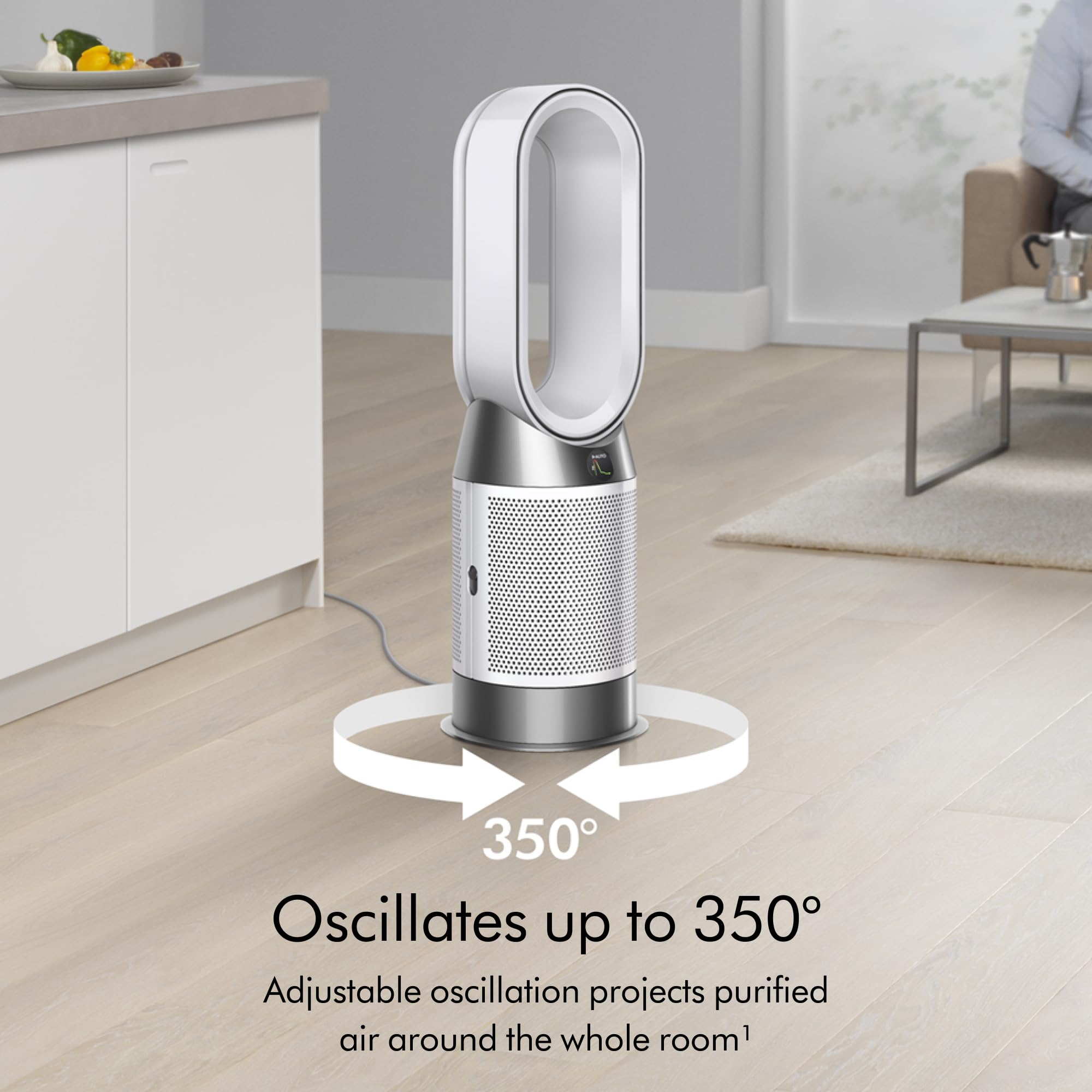 Dyson Purifier Hot+Cool™ Gen1  - Purifying Fan Heater (White): HP10