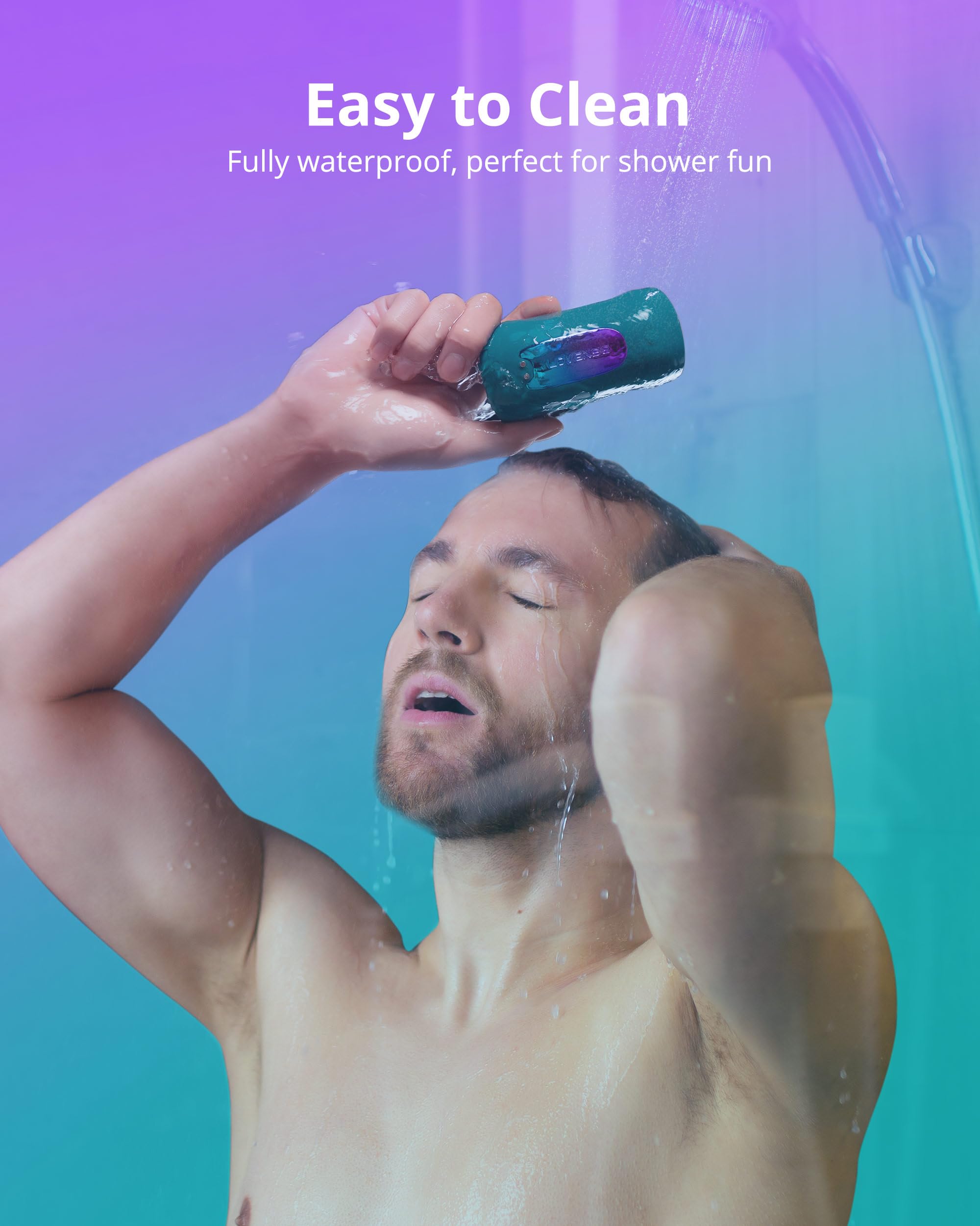 LOVENSE Gush 2 Automatic Male Masturbator Stroker, Vibrating & Oscillating Penis Massager Cock Ring with Endurance Training App Remote Control Vibrator Adult Sex Toys & Games, with Adjustable Buckles