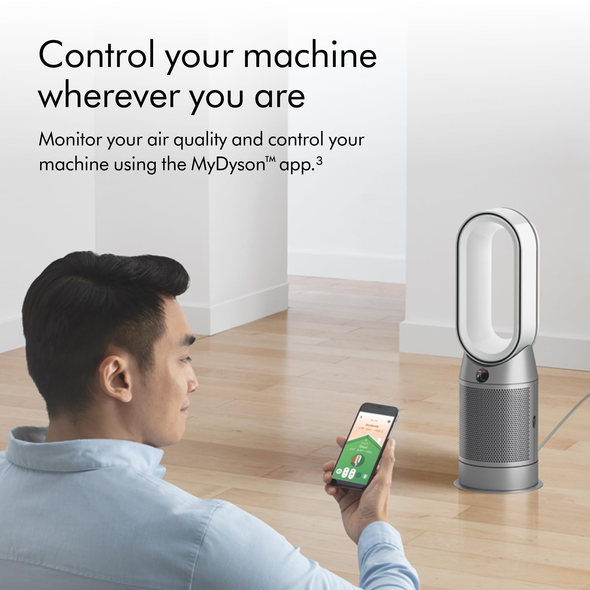 Dyson Purifier Hot+Cool™ Gen1  - Purifying Fan Heater (White): HP07