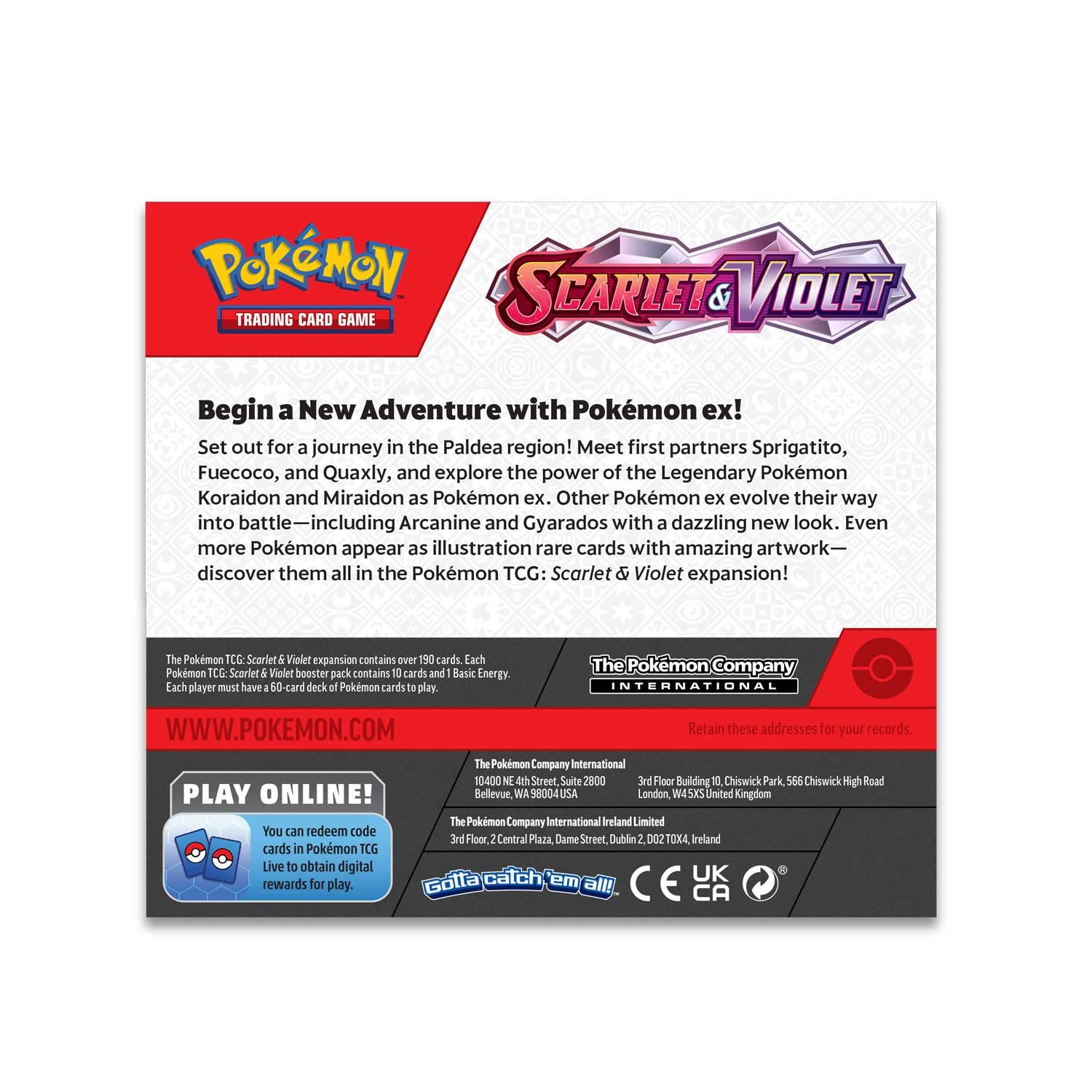 Pokémon TCG: Scarlet & Violet Booster Display Box (36 Packs): Single