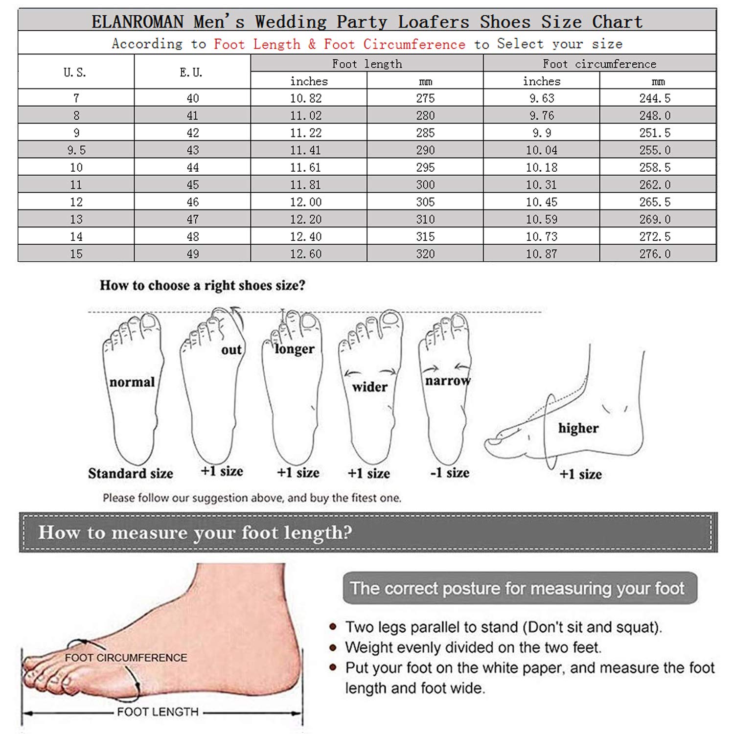 ELANROMAN Men's Velvet Loafers Dress Fashion Wedding Party Prom Shoes