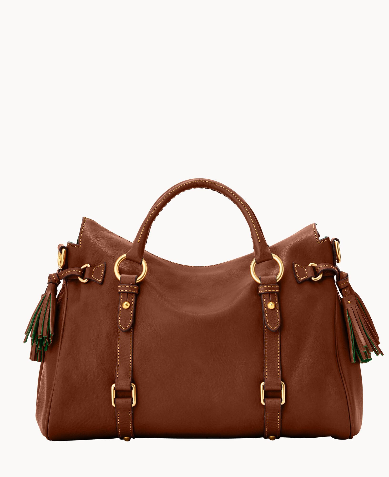 Dooney & Bourke Satchel Bags for Women, Large Florentine Satchel Handbag with Optional Crossbody Bag Strap thumbnail 4