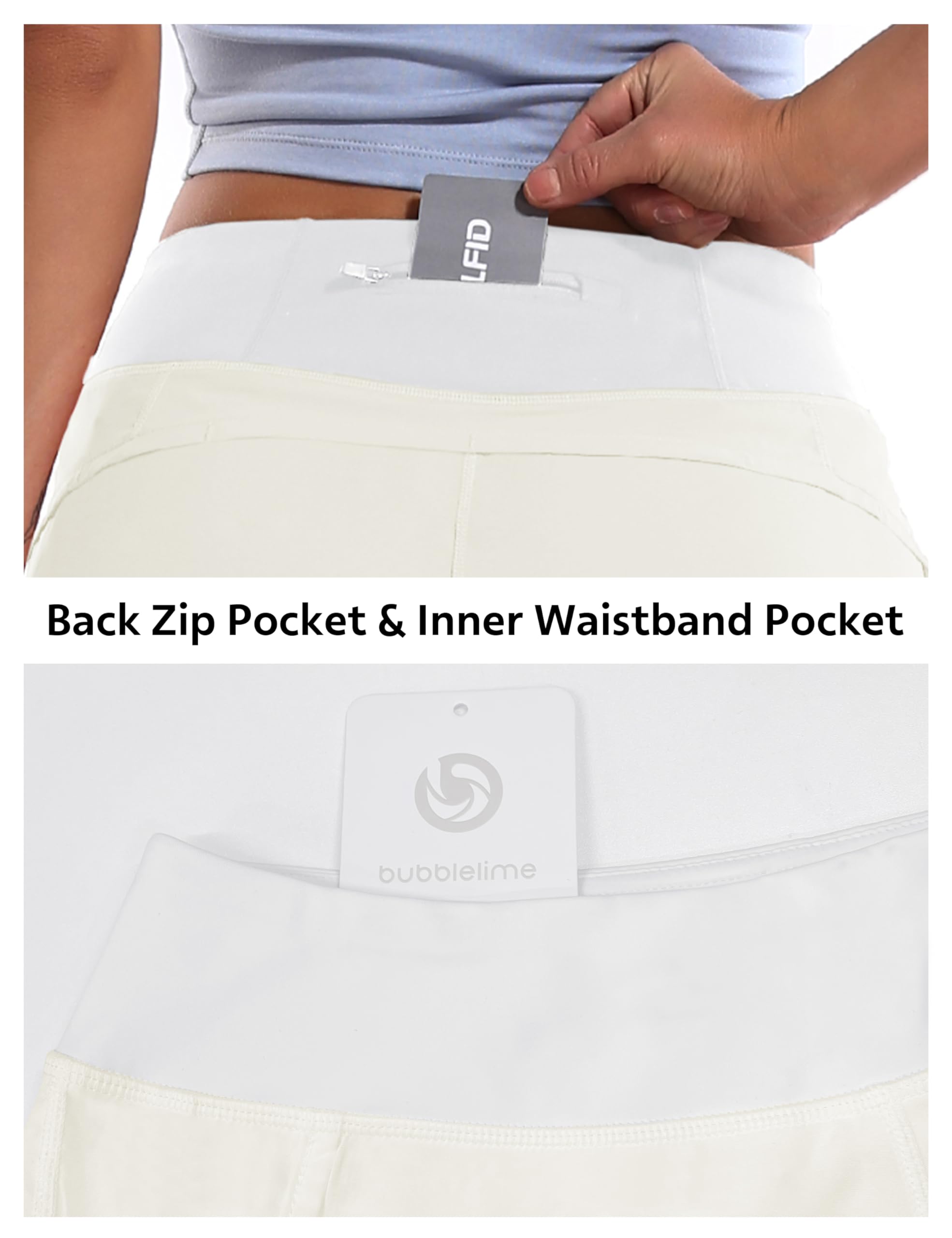 BUBBLELIME XS-XXL Sexy Booty Yoga Shorts Running Shorts Women Workout Fitness Active Wicking Yoga Tummy Control UPF30+ thumbnail 4