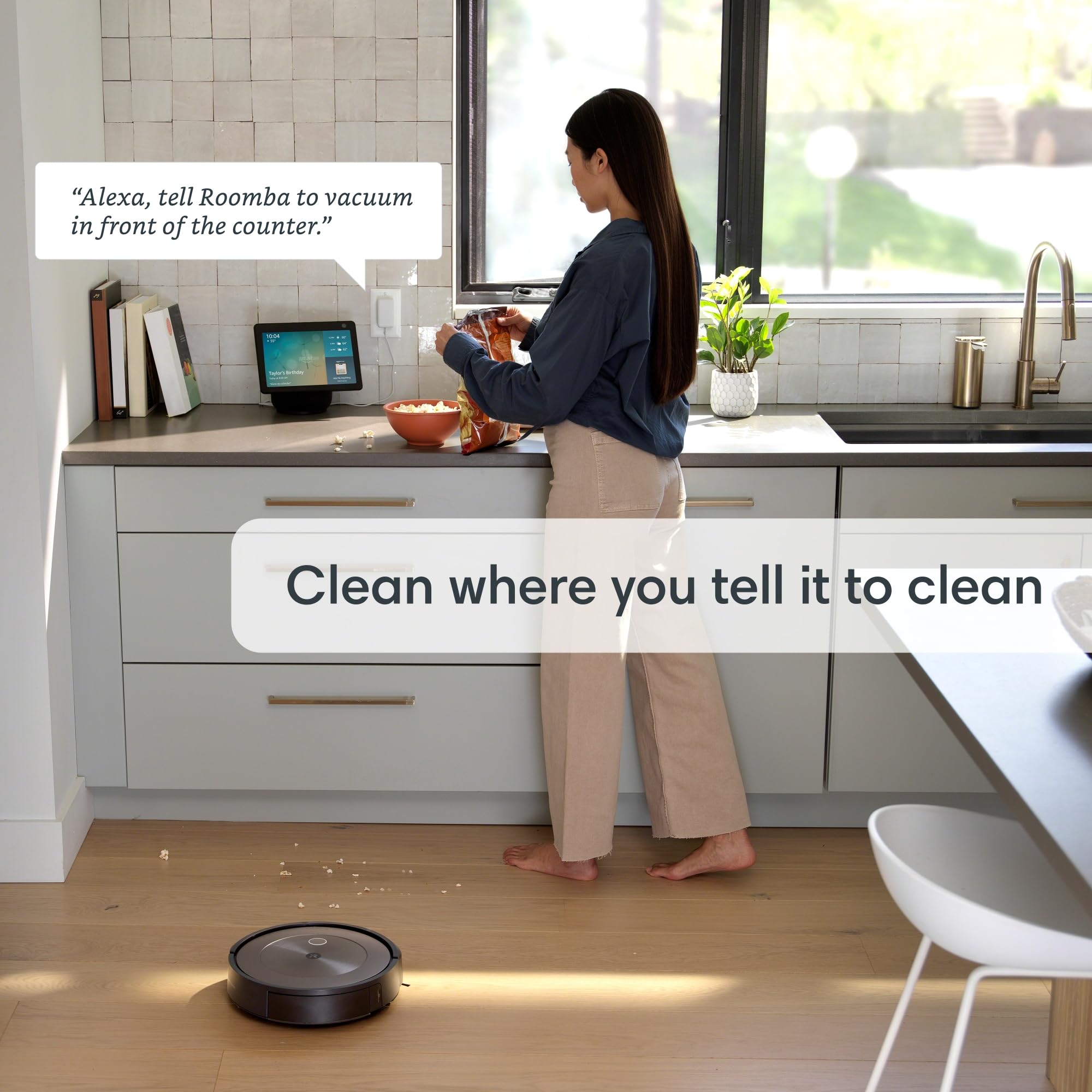 iRobot Roomba j9+ Self-Emptying Robot Vacuum – Powerful Suction, Identifies and Avoids Obstacles Like pet Waste, Sel-Empties for 60 Days, Best for Homes with Pets, Smart Mapping, Works with Alexa​ thumbnail 12