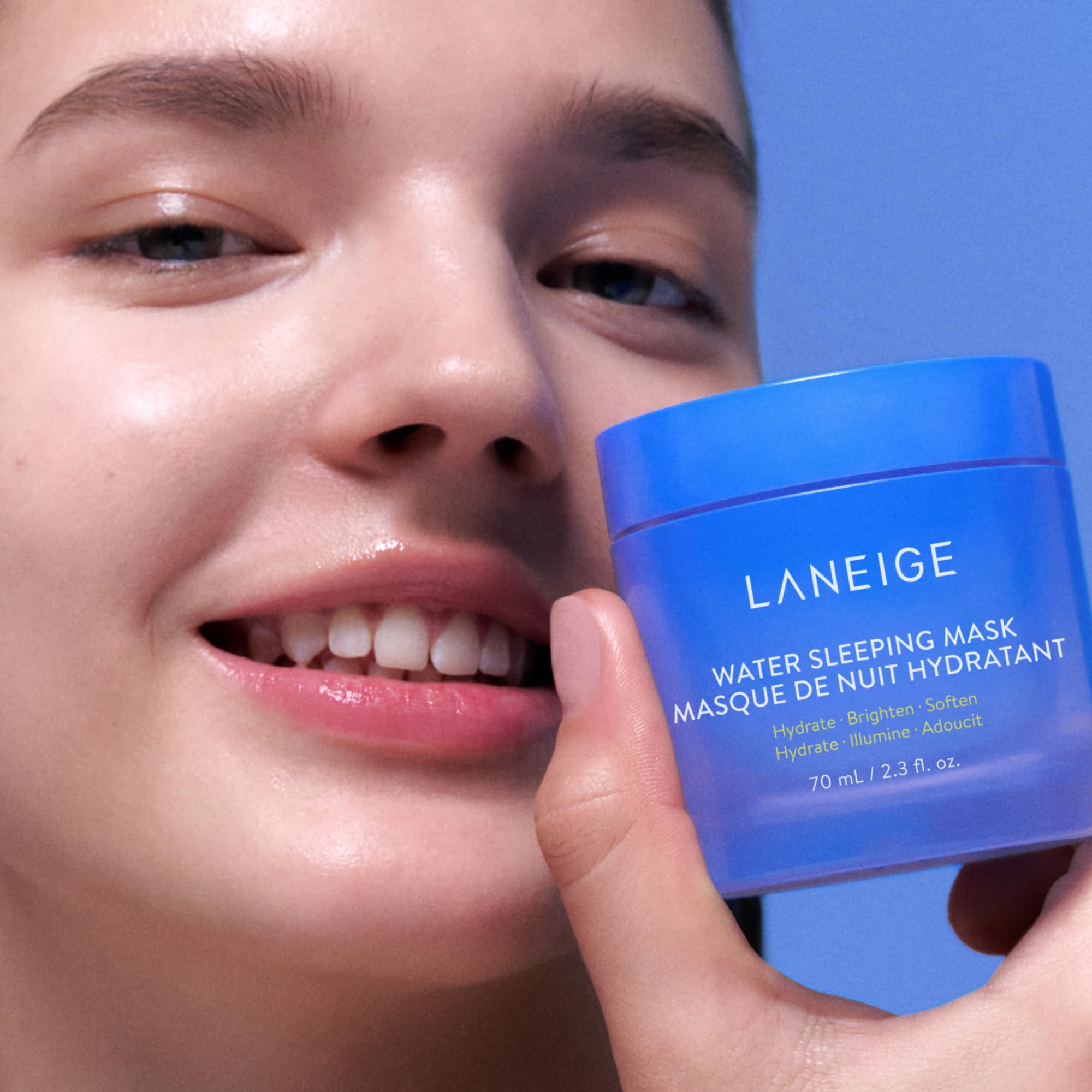 LANEIGE Lip Sleeping Mask: Nourishing Overnight Lip Treatment with Vitamin C, Shea & Murumuru Butter for Hydrating Dry, Flaky Lips: Good Night Bundle