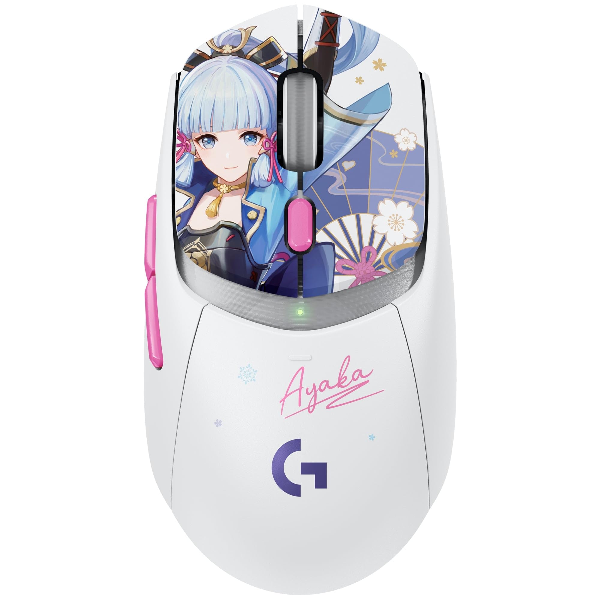 Logitech G309 Lightspeed Wireless Gaming Mouse, Lightweight, LIGHTFORCE Switches, Hero 25K Sensor, 300+ hr Battery, 6 Programmable Buttons, PC & Mac - Genshin Impact Limited Edition
