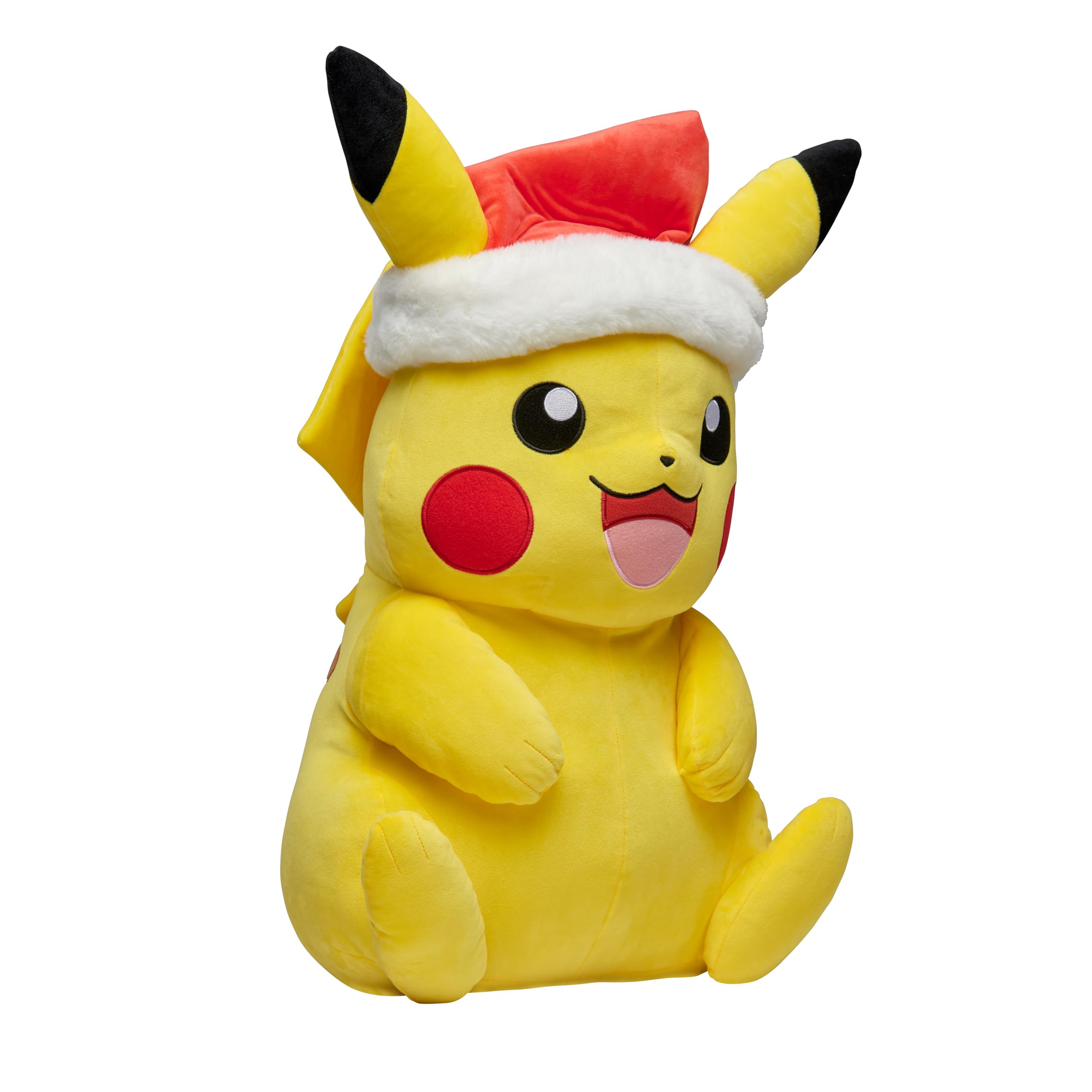 Pokémon Pikachu Holiday Plush - 24-Inch Super Soft Plush with Holiday Hat: Pokémon Pikachu Holiday Plush - 24-Inch Super Soft Plush with Holiday Hat