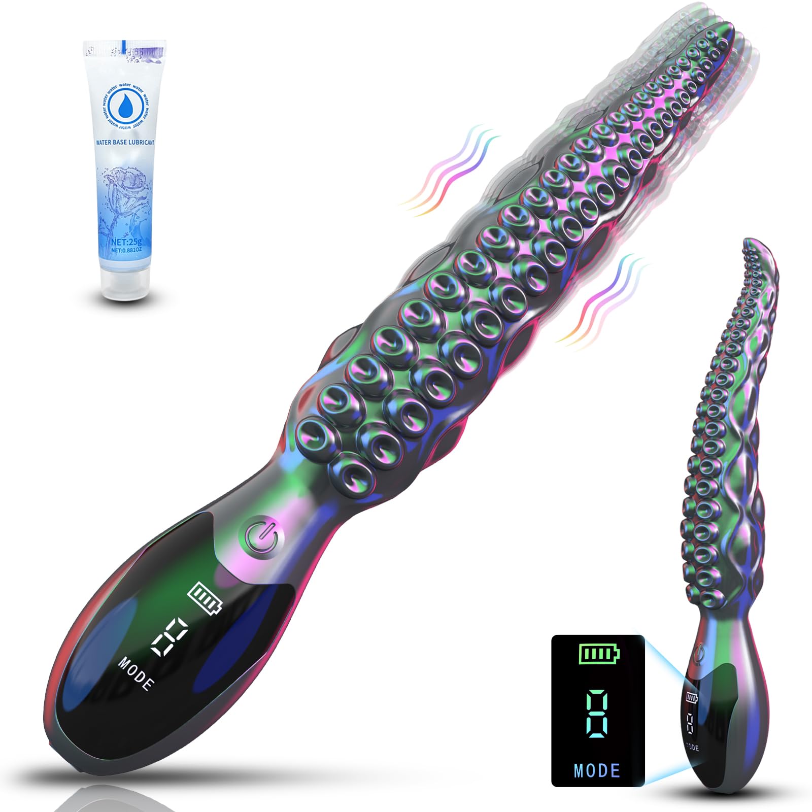 Vibrating Realistic Monster G-Spot Dildos - LED Display Octopus Tentacle Clitoral Vibrator with 9 Powerful Modes, 10.7" Silicone Dildo Adult Sex Toys for Women Anal Vagina Stimulation: Vibrating Realistic Monster G-Spot Dildos - LED Display Octopus Tentacle Clitoral Vibrator with 9 Powerful Modes, 10.7" Silicone Dildo Adult Sex Toys for Women Anal Vagina Stimulation