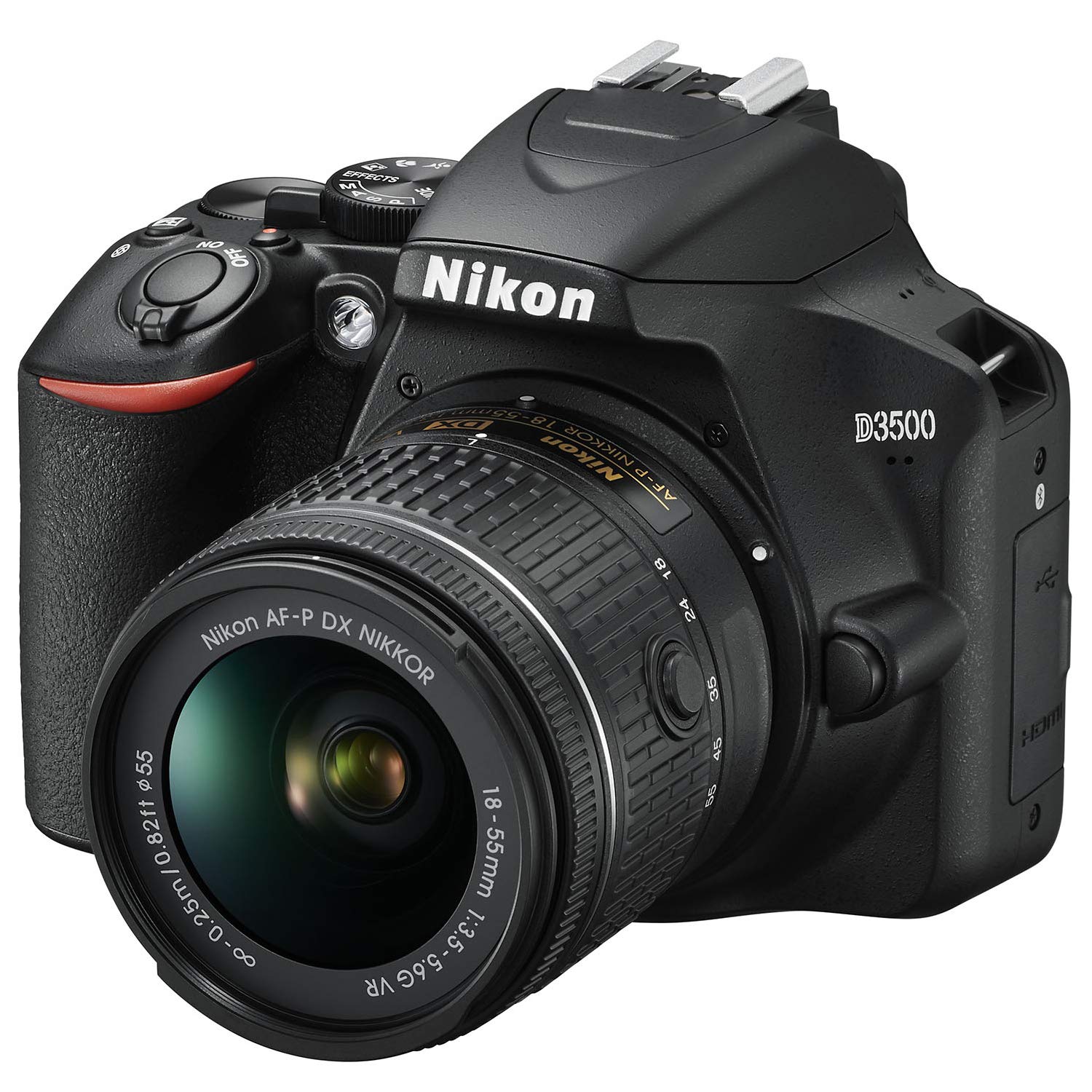 Nikon D3500 24.2MP DSLR Camera with AF-P DX NIKKOR 18-55mm f/3.5-5.6G VR Lens (1590B) – (Renewed): Nikon D3500 24.2MP DSLR Camera with AF-P DX NIKKOR 18-55mm f/3.5-5.6G VR Lens (1590B) – (Renewed)