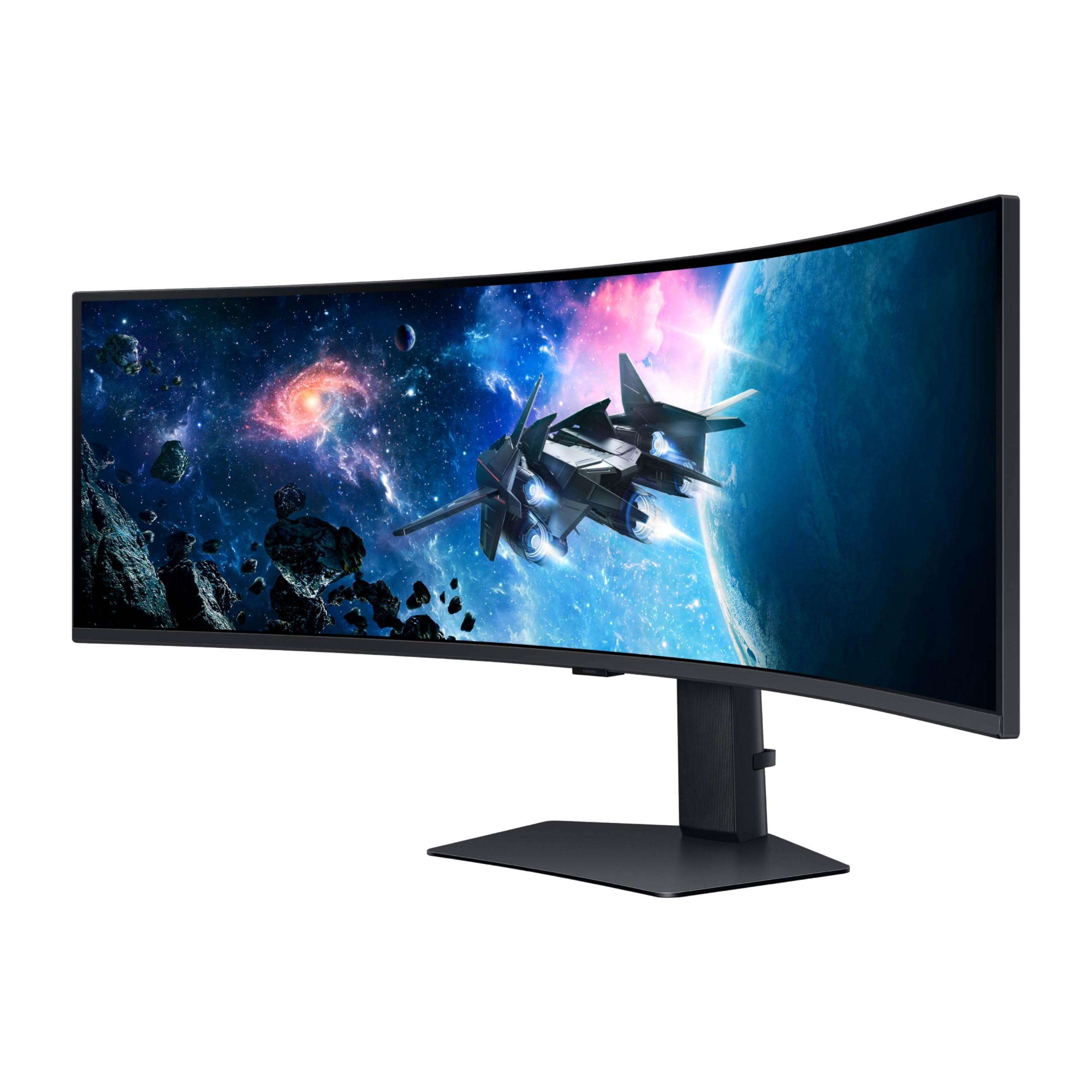 SAMSUNG 49” Odyssey G9 Series DQHD 1000R Curved Gaming Monitor, 1ms(GtG), VESA DisplayHDR 1000, 240Hz, AMD FreeSync Premium Pro, Height Adjustable Stand, Ultrawide Screen, LS49CG954ENXZA, 2024: DP and HDMI Cable