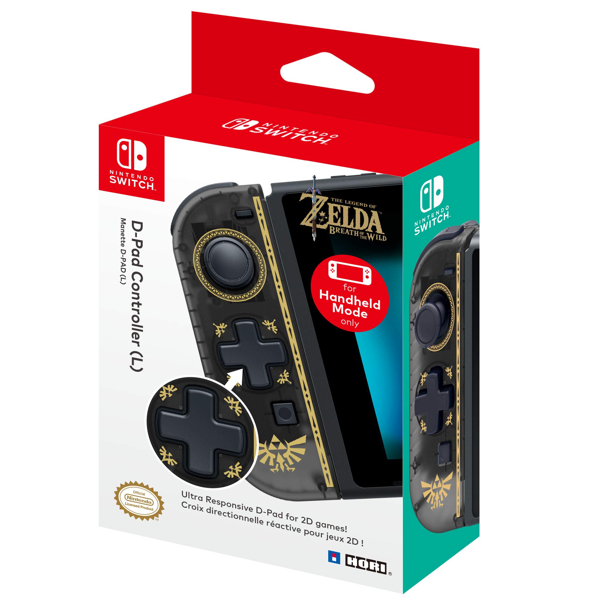 Hori Nintendo Switch D-Pad Controller (L) (Pokemon: ) By - Officially Licensed By Nintendo and the Pokemon Company International - Nintendo Switch