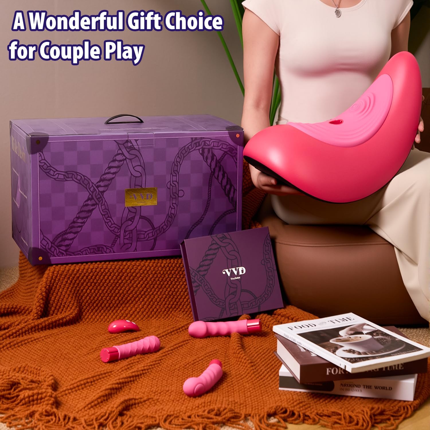 Couple Sex Machine Wireless Thrusting Sex Toy for Couple Play, Riding Sex Saddle with Thrusting Flapping Vibrating Clitoral Stimulation, VVD Remote Control Dildo Machine Flapping Adult Toy for Women thumbnail 2