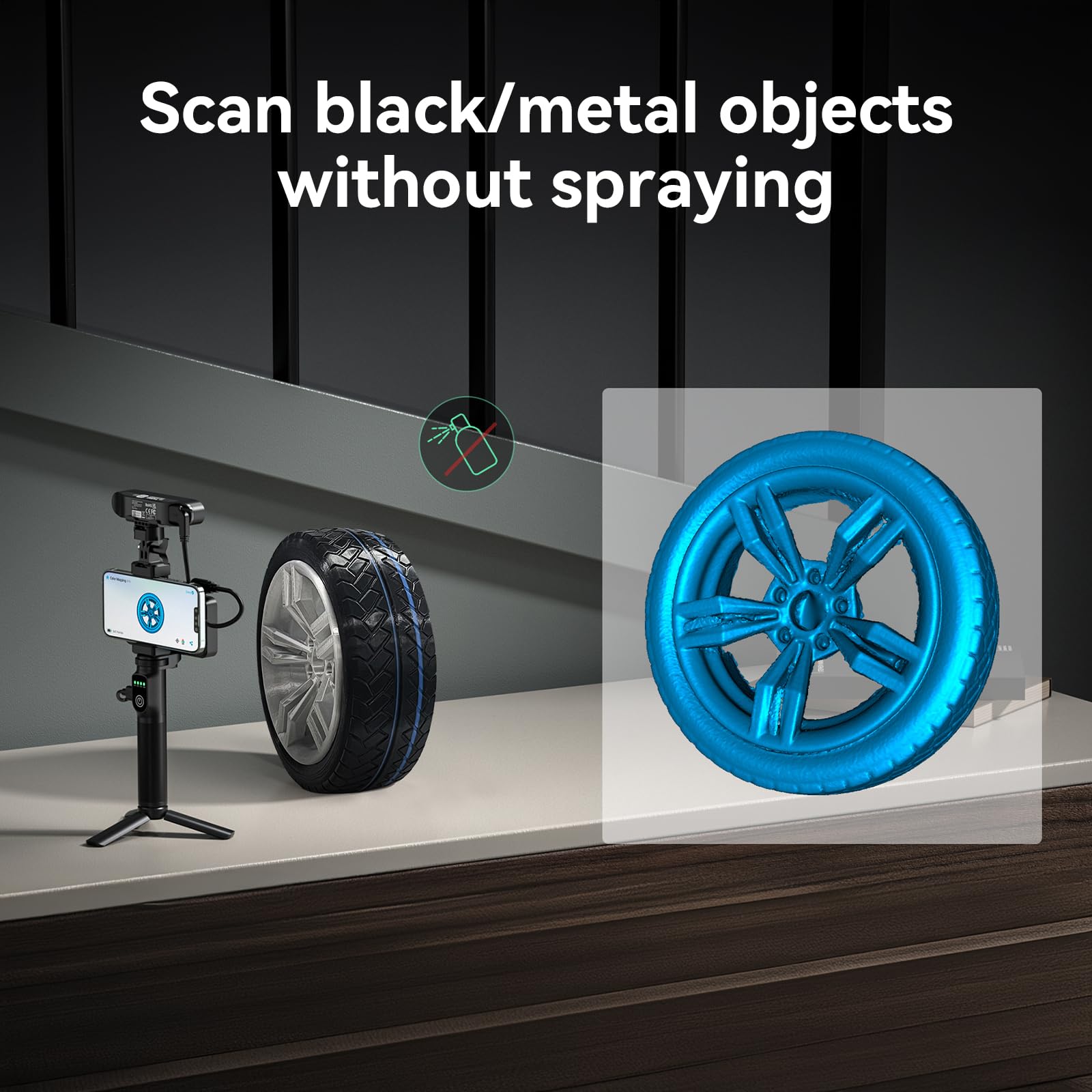 Creality 3D Scanner, Raptor Scanner for 3D Printing, Hybrid Technology for Versatile Scanning, High Precision with 0.02mm, Anti-Shake Tracking, 24-Bit Fast Full-Color Scanning for Windows macOS: Creality 3D Scanner CR-Scan Ferret Pro for 3D Printing, Handheld Scanner with 0.1mm Accuracy, Wireless Scanning, Anti-Shake Tracking, Fast Full-Color Scan for iOS/Android Phone PC macOS Win 10/11