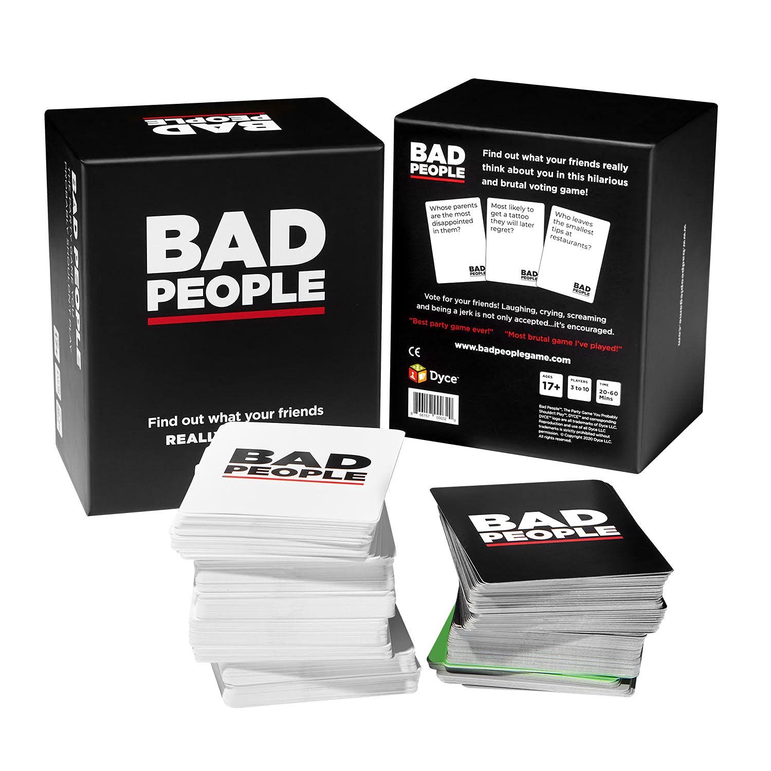 BAD PEOPLE Party Game + After Dark Expansion Set - Hilarious Adult Card Game for Fun Parties and Board Games Night with Your Group - Find Out What Your Friends Really Think of You