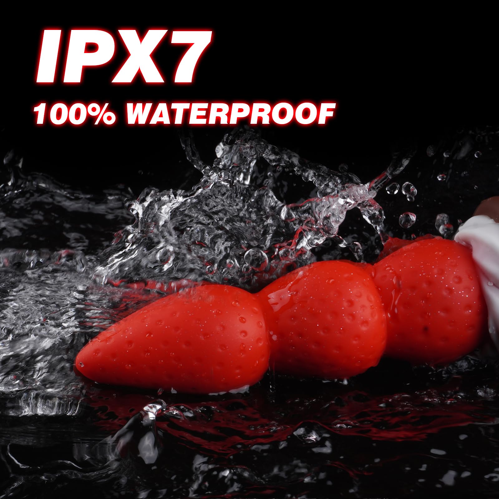 8" Strawberry Fantasy Knot Dildo with Strong Suction Cup, Silicone Animal Monster Dildo Cute Large Butt Plug with 3 Knots, Fantasy Anal Sex Toys for Women & Men: 8" Strawberry Fantasy Knot Dildo with Strong Suction Cup, Silicone Animal Monster Dildo Cute Large Butt Plug with 3 Knots, Fantasy Anal Sex Toys for Women & Men