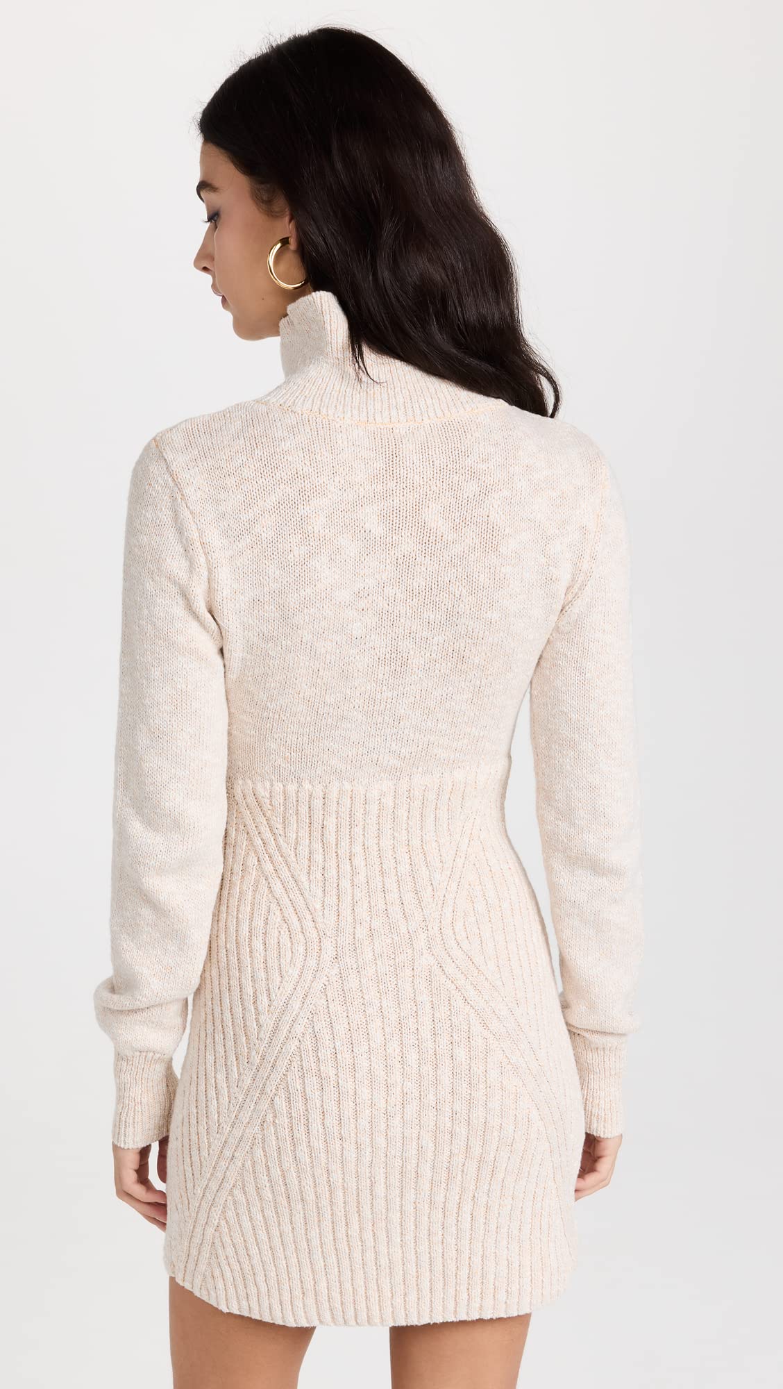Free People Women's Mont Blanc Mini Dress: Free People Women's Mont Blanc Mini Dress, Tan, S