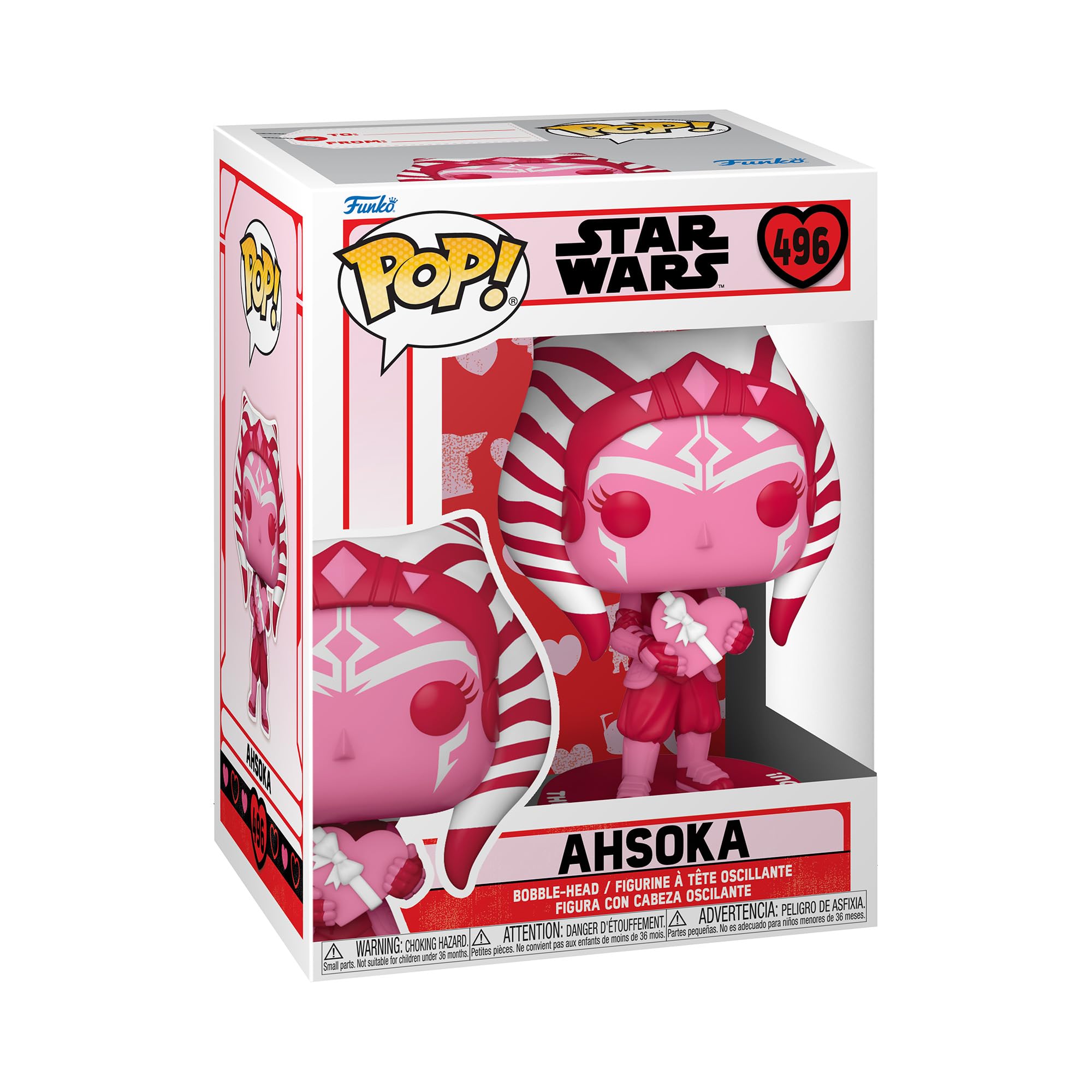 Funko Pop! Star Wars: Valentines - Ahsoka: Standard