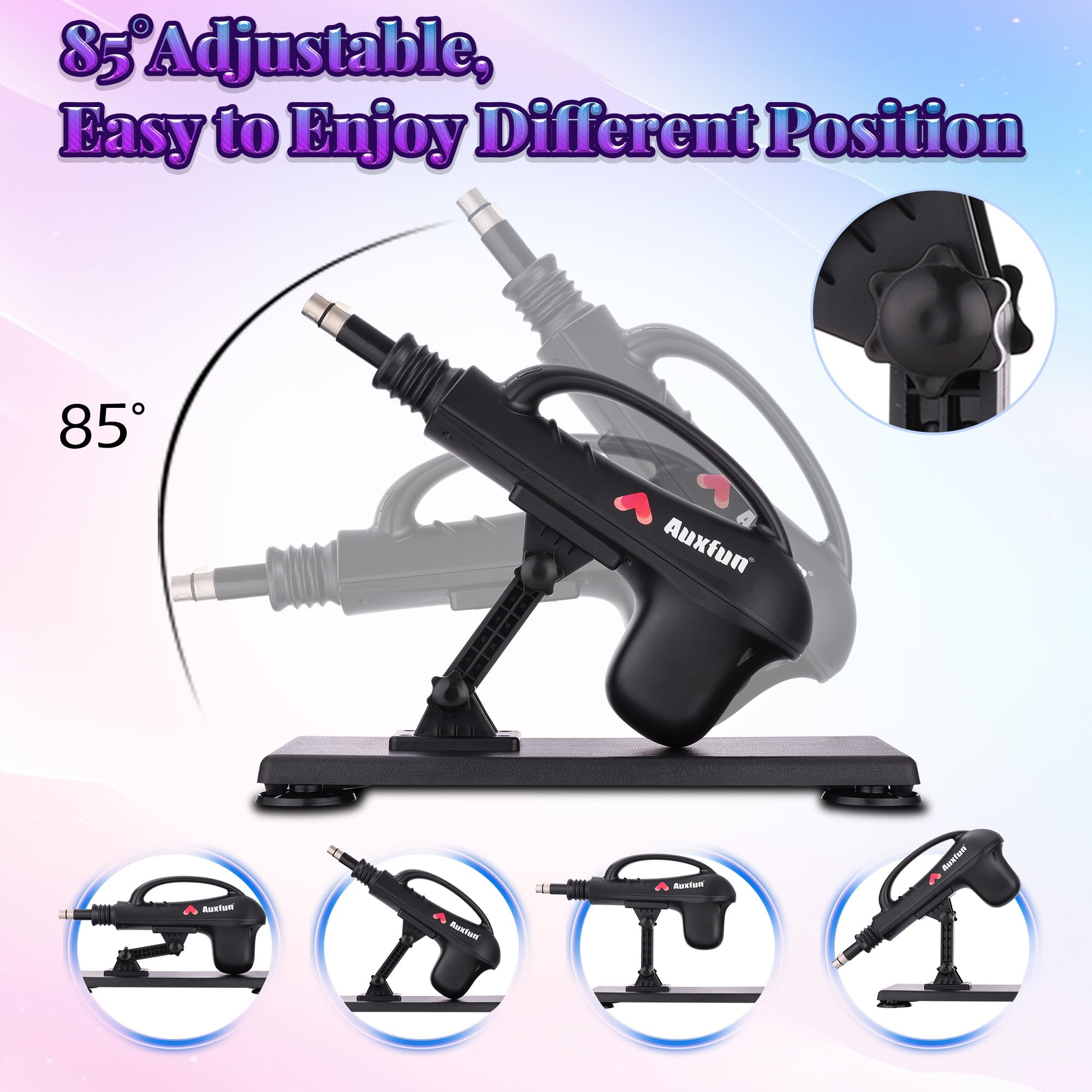Sex Machine Thrusting Automatic Dildo Machine, Sex Machines Thrusting Sex Machine for Men Women with 7 Attachments 3 XLR Connector, Auxfun Love Machine with Suction Cup Adapter: Sex Machine Thrusting Automatic Dildo Machine, Sex Machines Thrusting Sex Machine for Men Women with 7 Attachments 3 XLR Connector, Auxfun Love Machine with Suction Cup Adapter