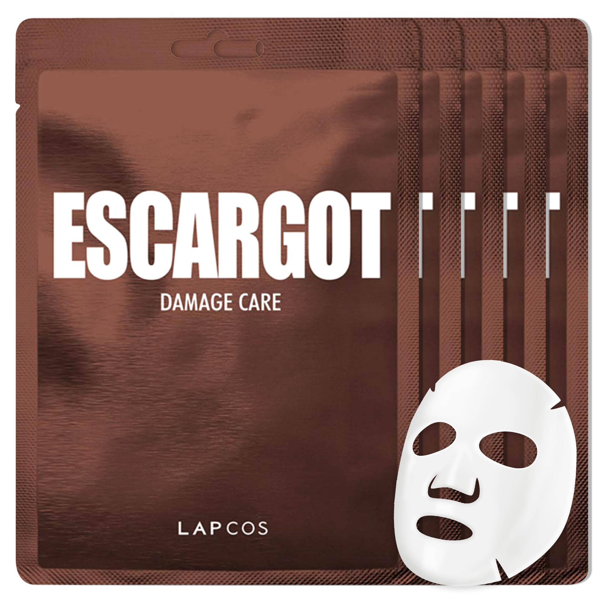 LAPCOS  Sheet Mask, Daily Face Mask with Probiotics to Clarify Skin, Korean Beauty Favorite, 5-Pack thumbnail 1
